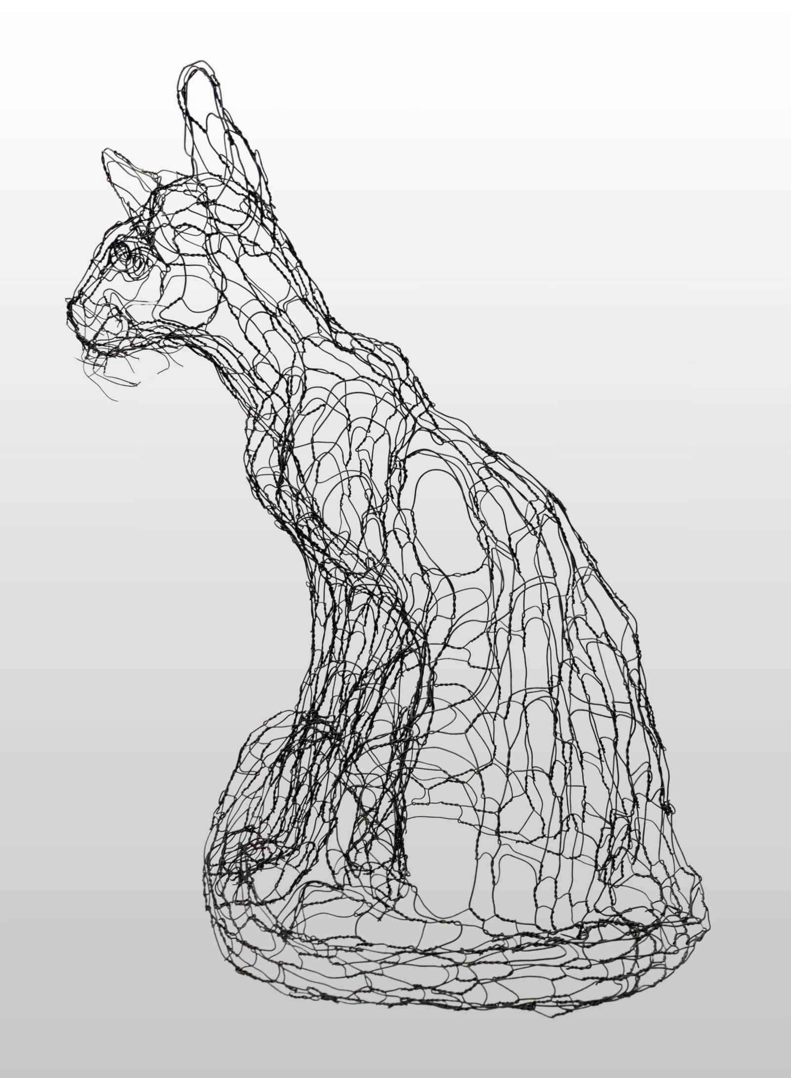 Elizabeth Berrien Cat Sculpture - 3
