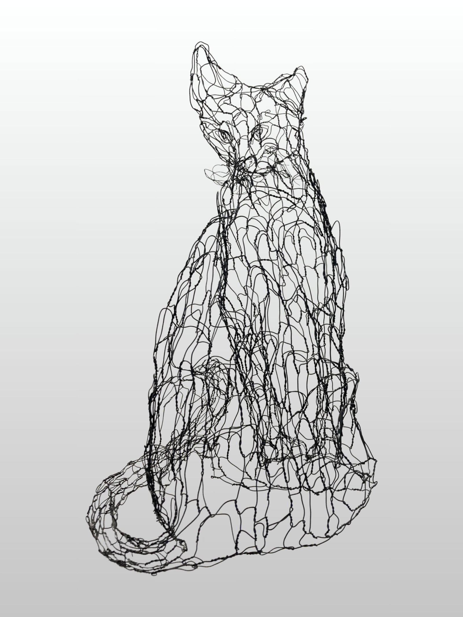 Elizabeth Berrien Cat Sculpture - 4
