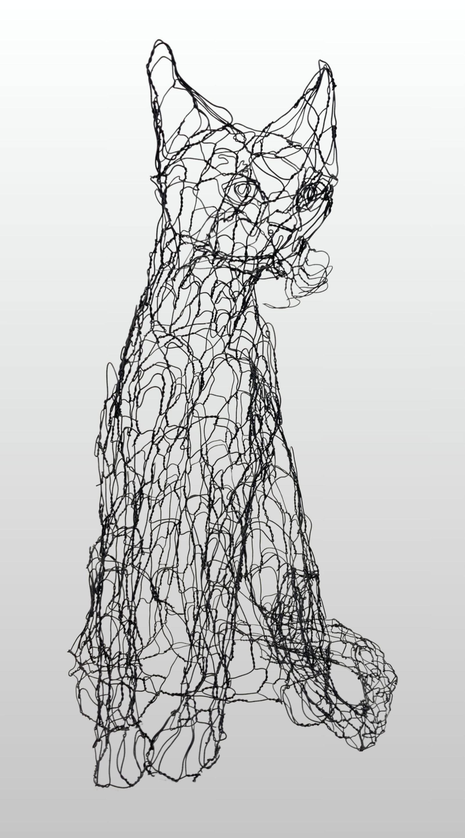 Elizabeth Berrien Cat Sculpture - 6