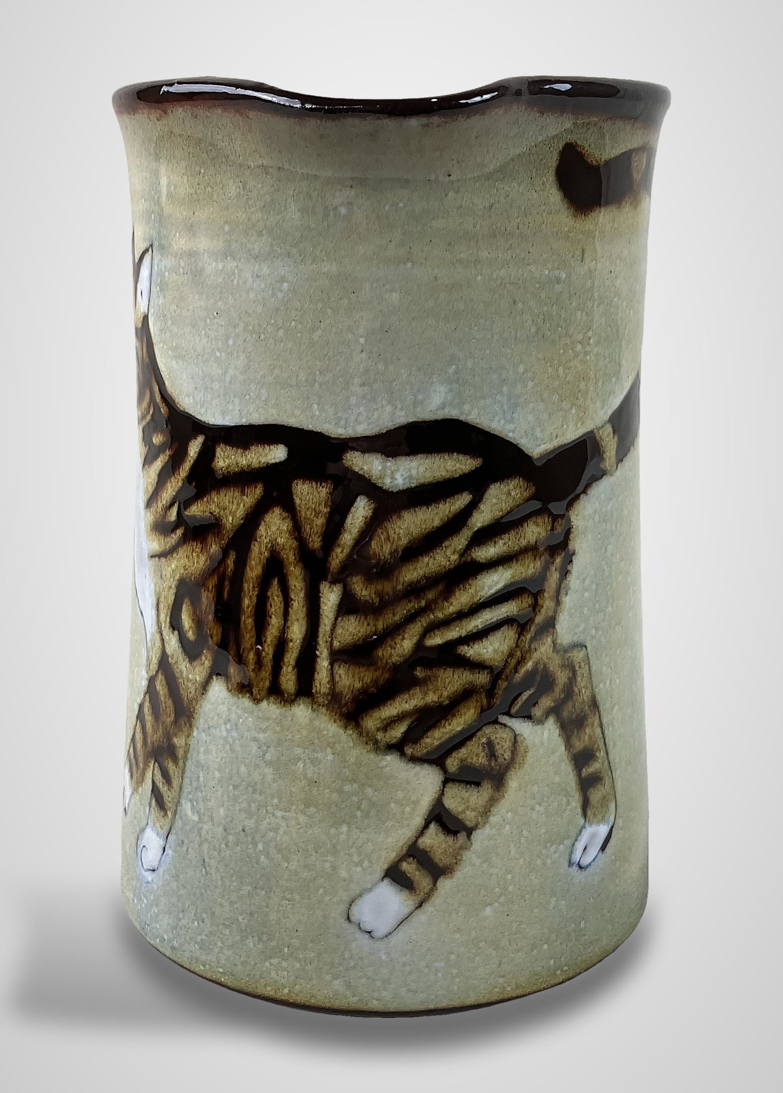 Chelsea Pottery Joyce Morgan Cat Pitcher - 8