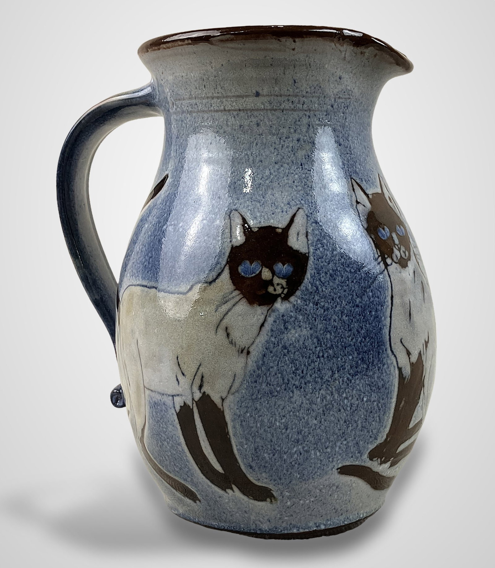 Chelsea Pottery Cat Pitcher - 2