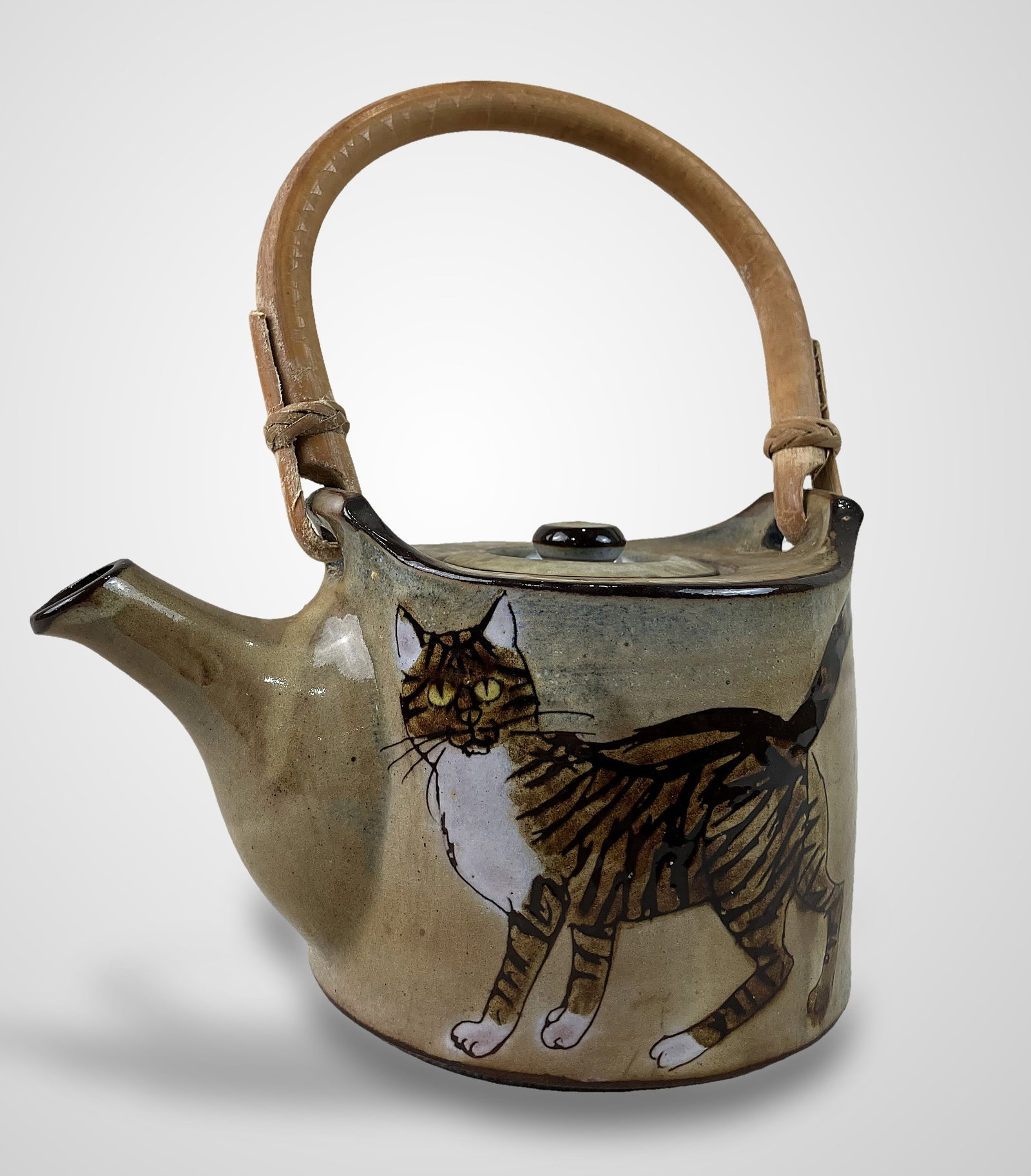 Chelsea Pottery Cat Teapot - 2