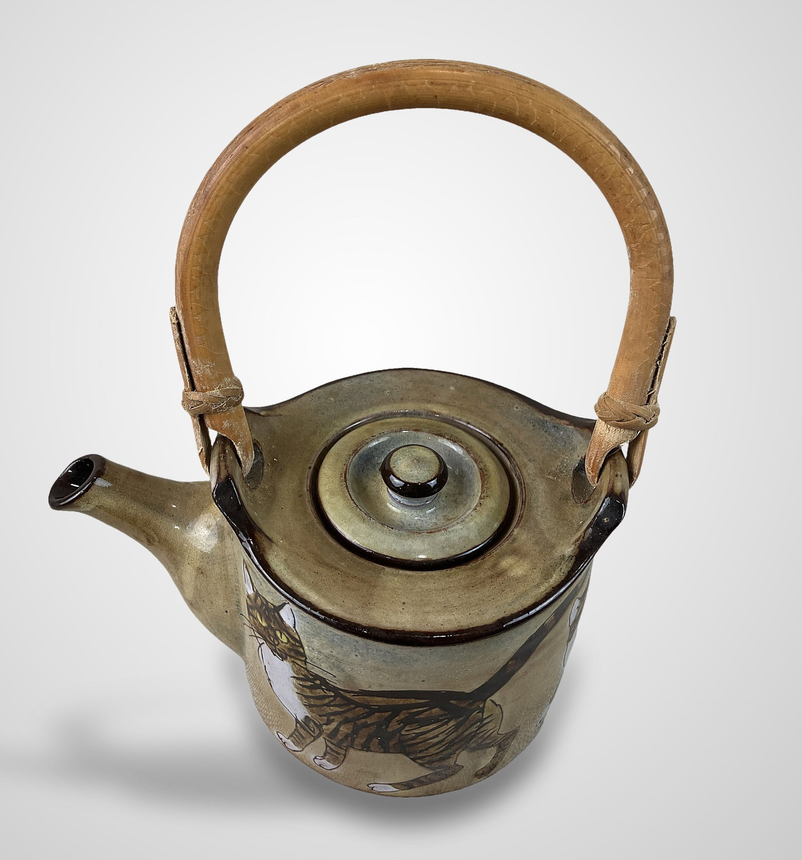 Chelsea Pottery Cat Teapot - 4