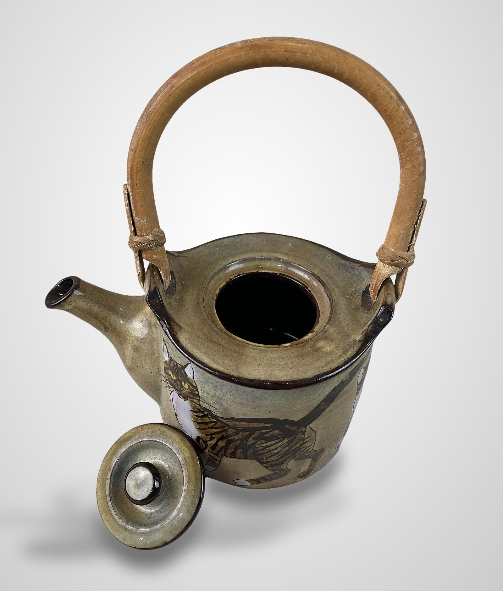 Chelsea Pottery Cat Teapot - 5