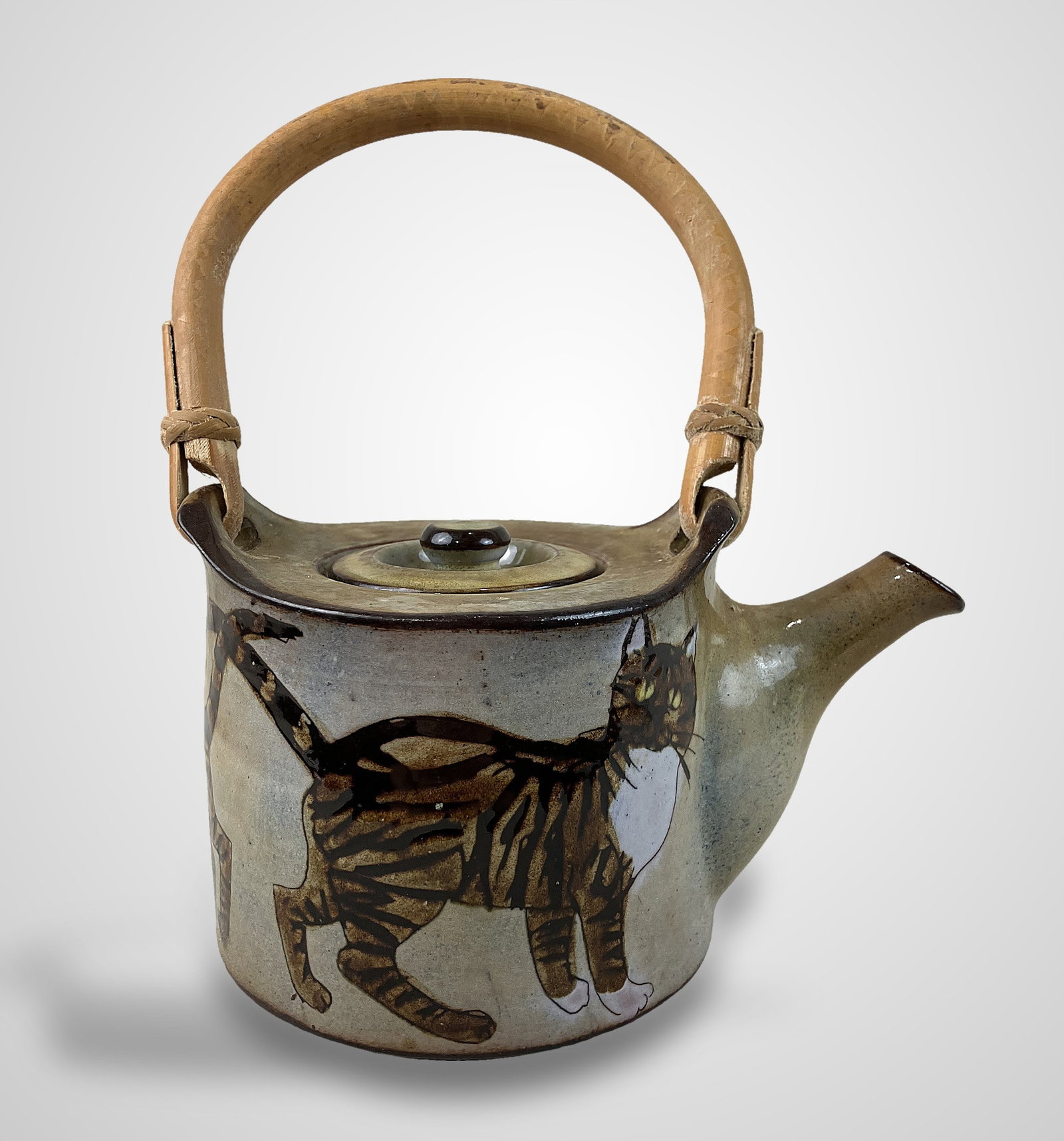 Chelsea Pottery Cat Teapot - 7