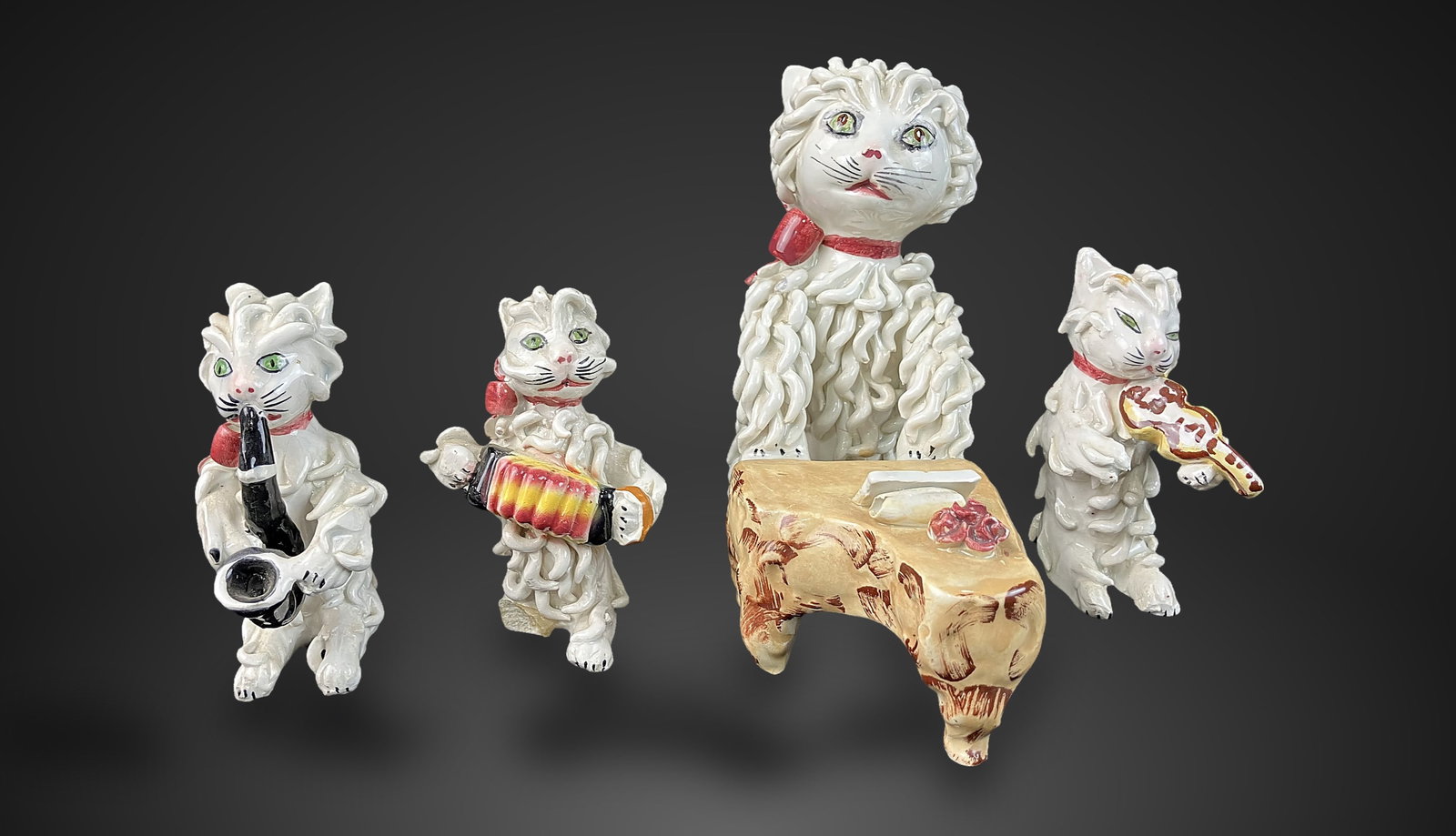 Mid-Century Italian Spaghetti Cat Band - 6