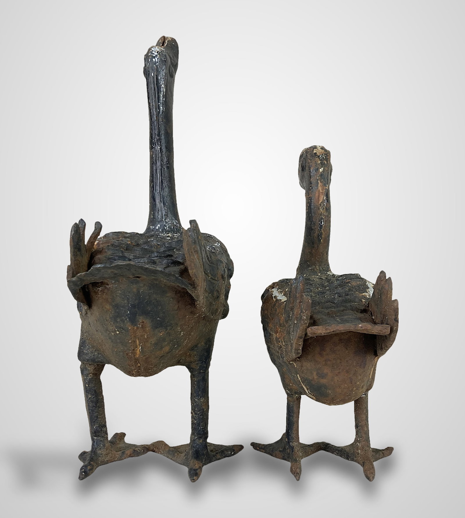 Cast Iron Duck Figures - 4