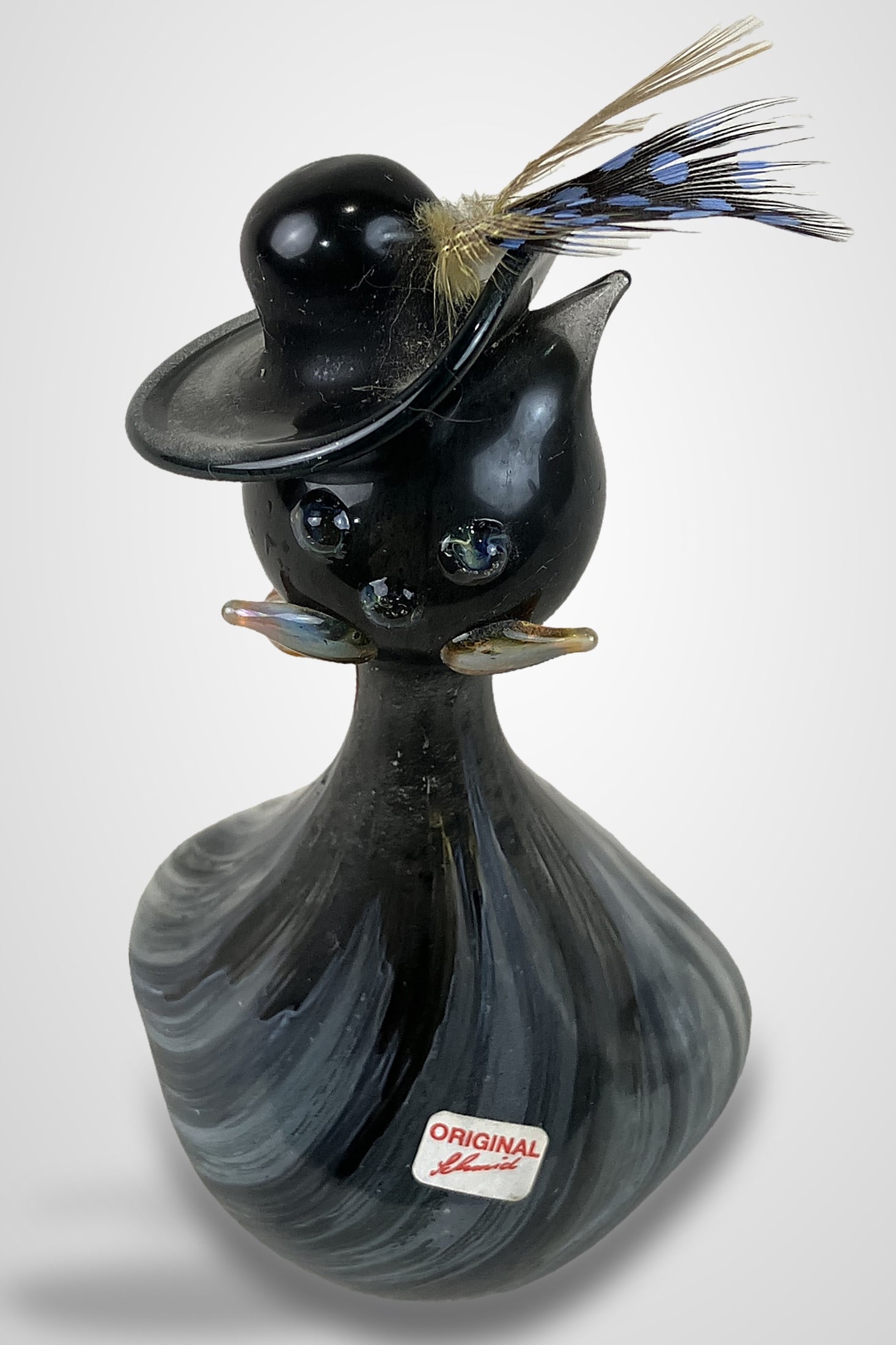 Schmid Art Glass Cat - 2