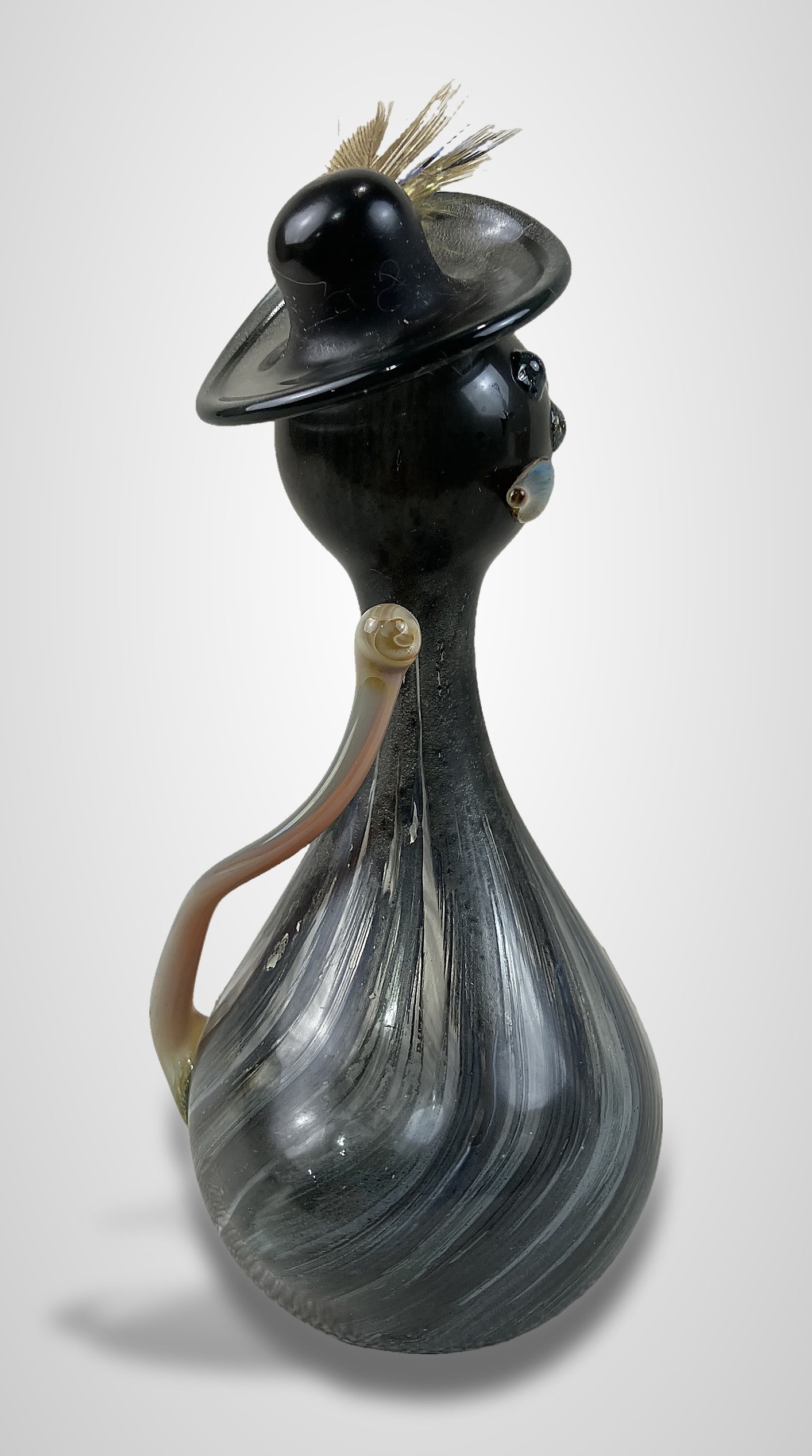 Schmid Art Glass Cat - 4