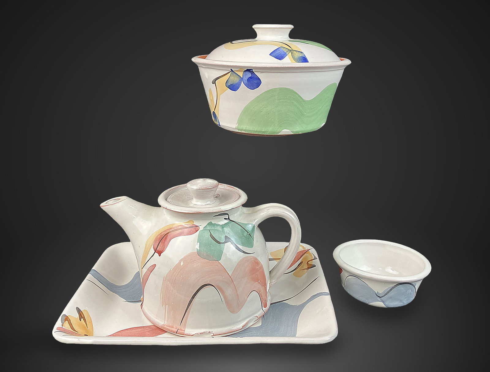 Studio Pottery Modernist Glazed Dinnerware (1 of 17)