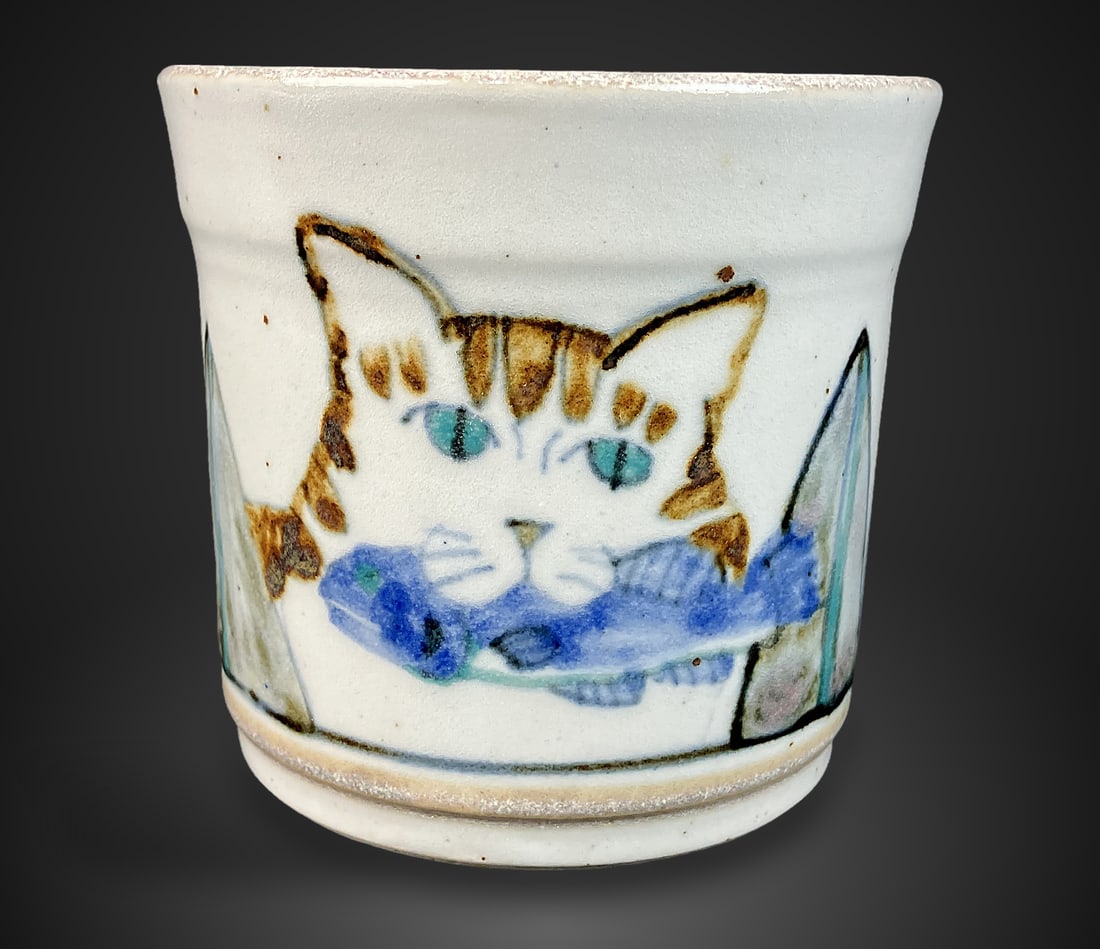 Highland Stoneware Cat Pottery - 6