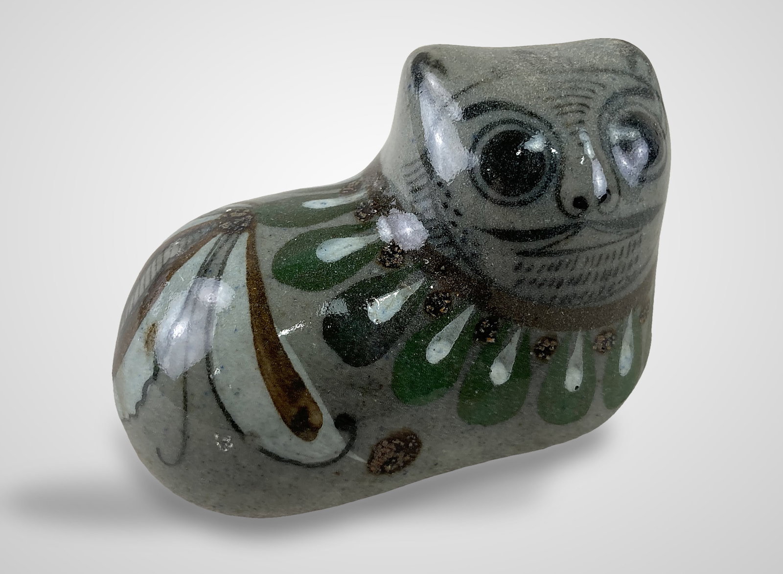 Mexican Tonala Folk Art Pottery Cats Including Jorge Wilmot - 6