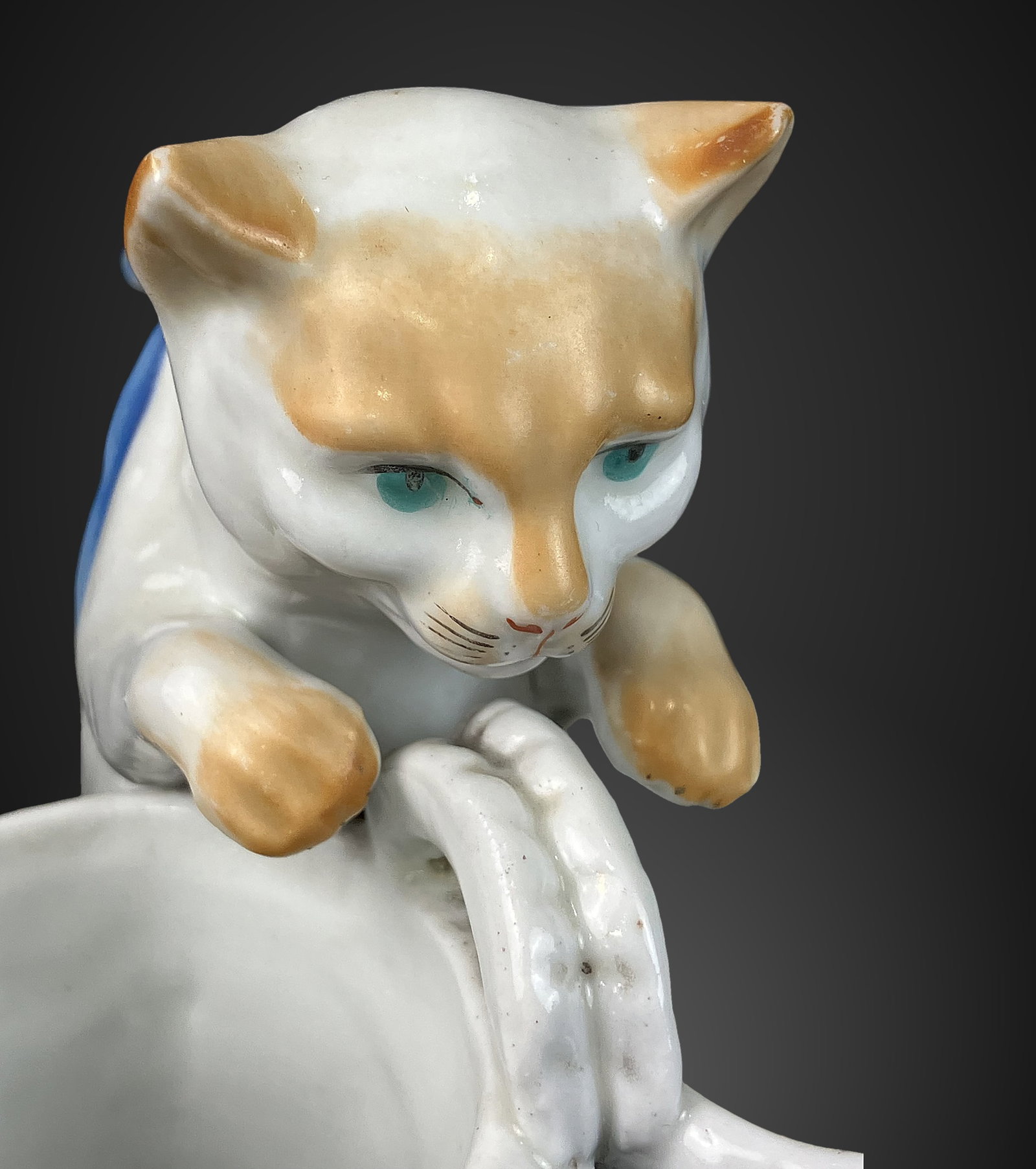 Porcelain Cat Figurine - 3