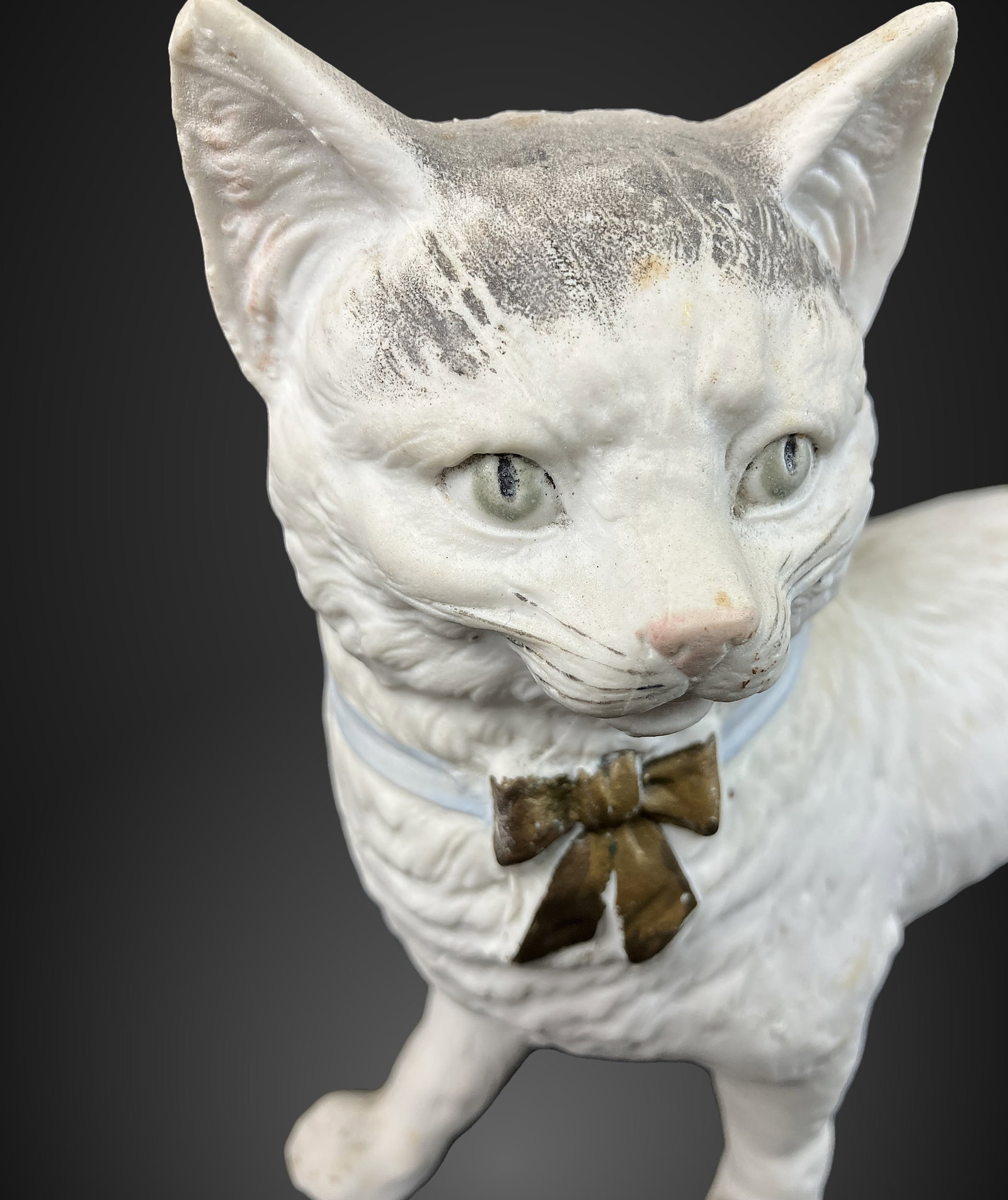 Bisque Ceramic Cat - 2