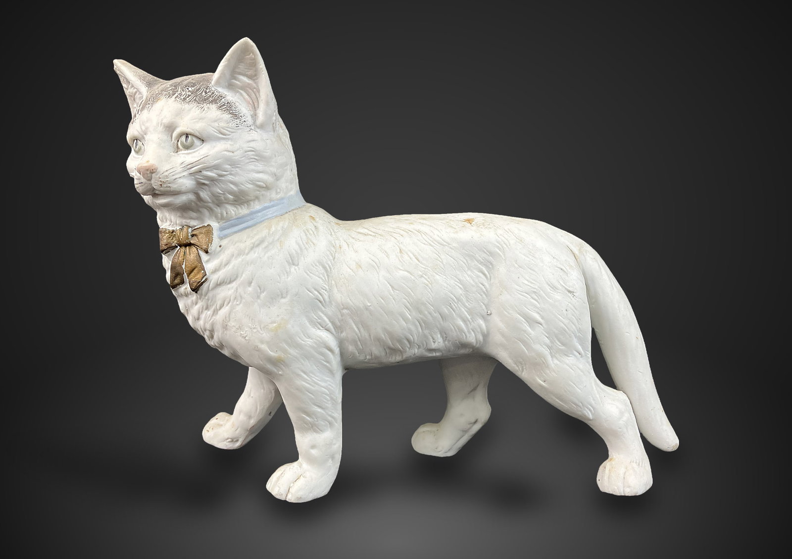 Bisque Ceramic Cat - 3