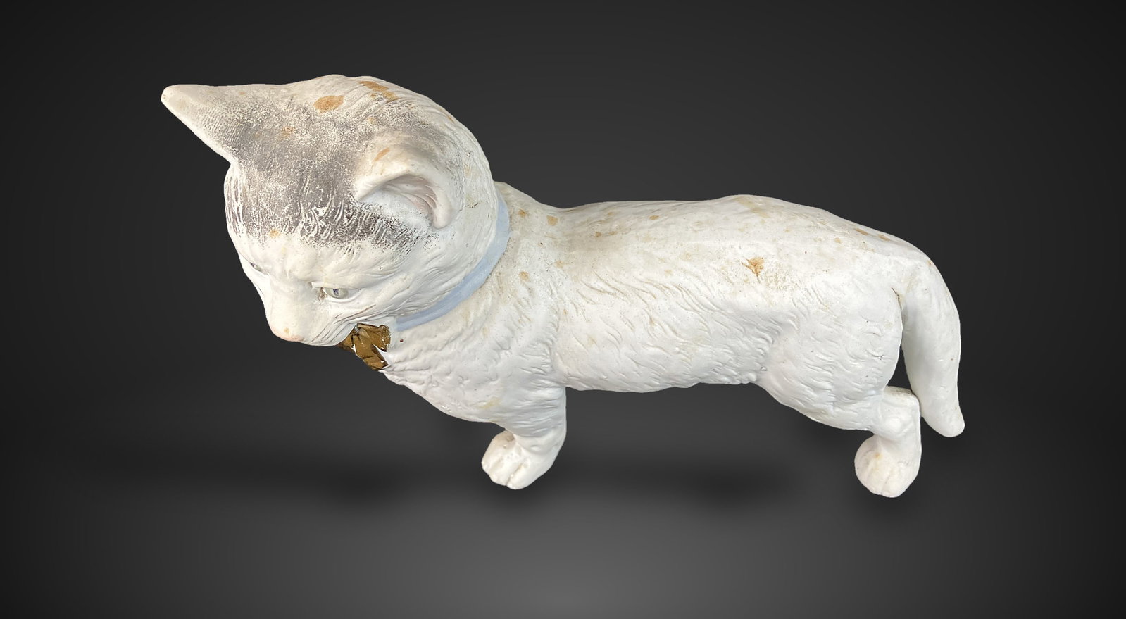 Bisque Ceramic Cat - 4