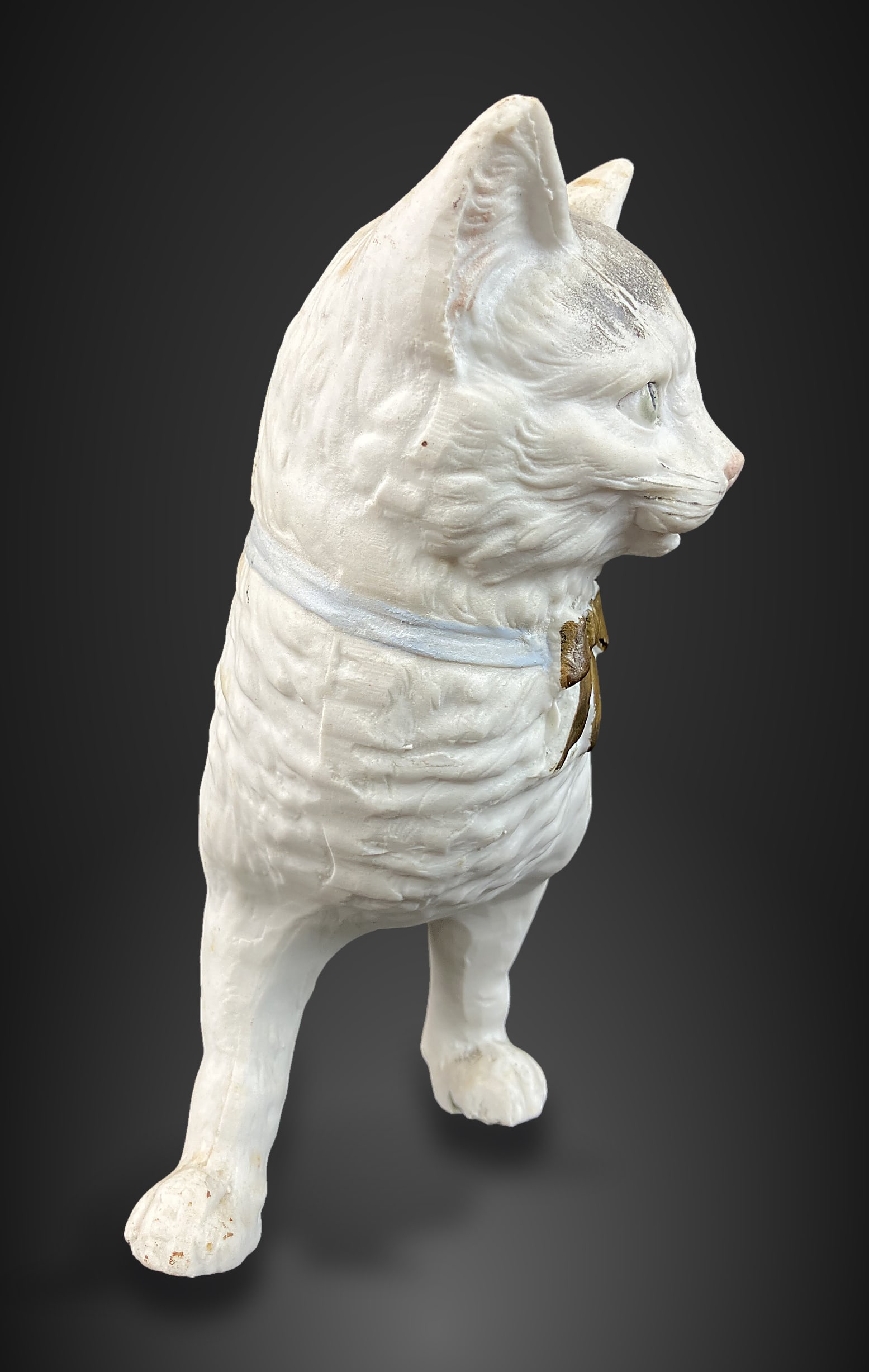 Bisque Ceramic Cat - 5