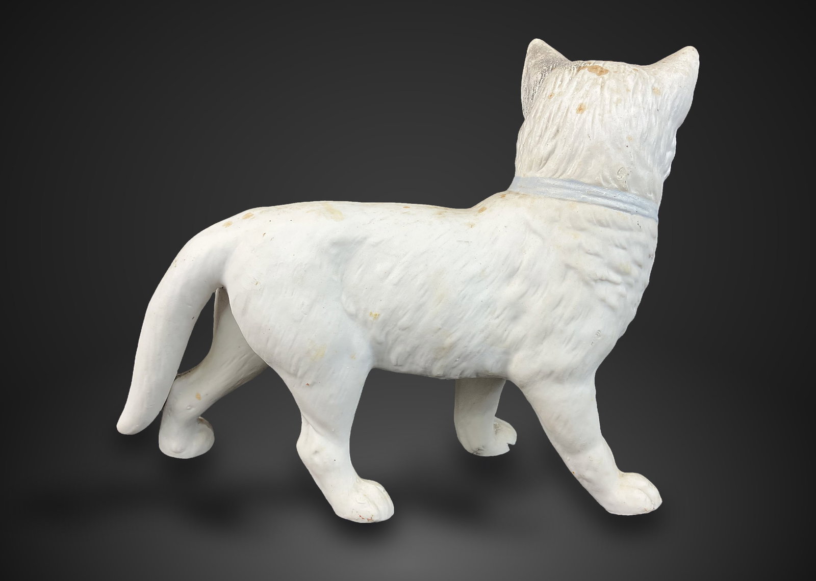 Bisque Ceramic Cat - 6