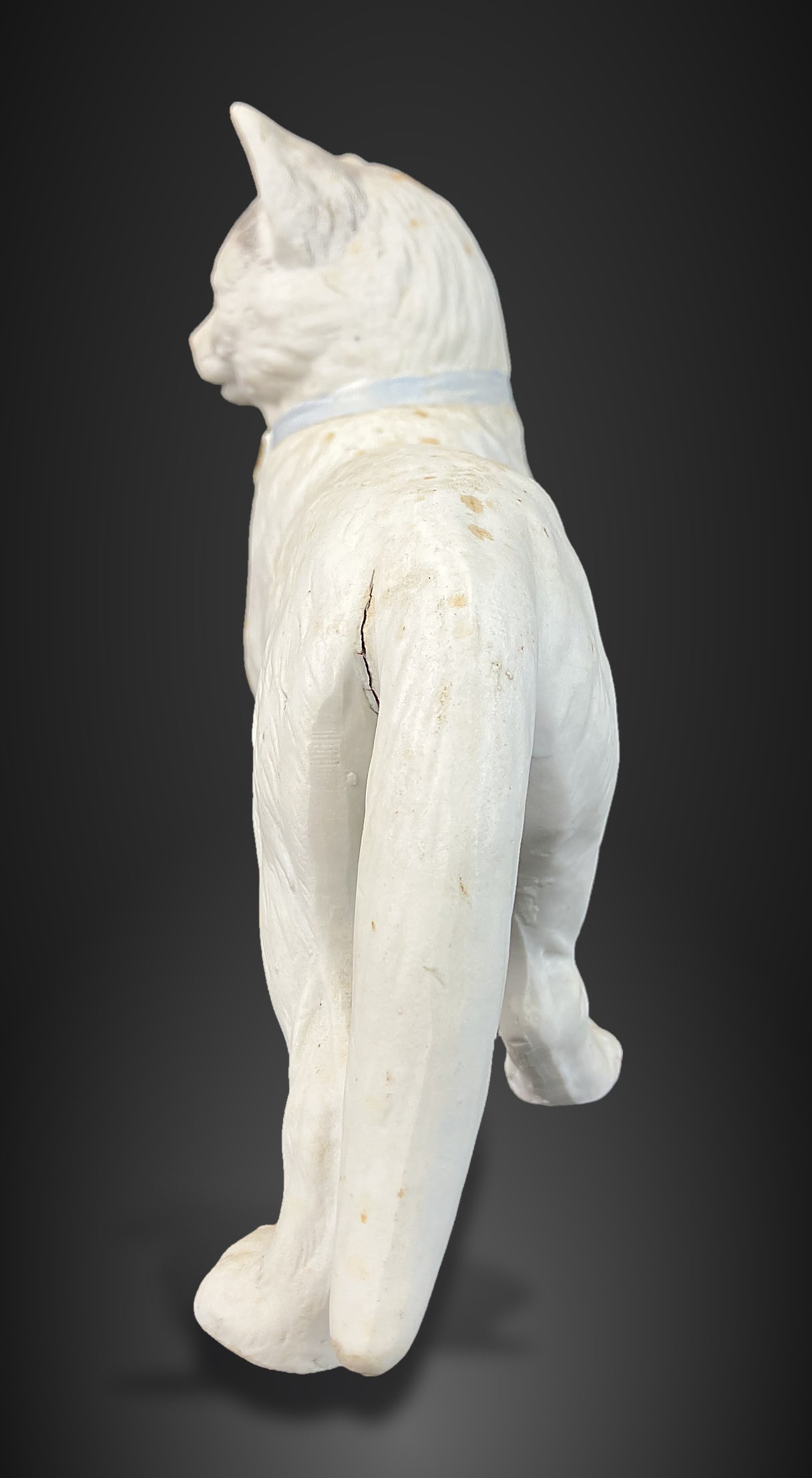 Bisque Ceramic Cat - 7