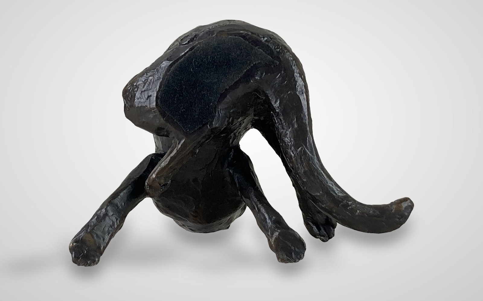 Michael Simpson Bronze Cat Figure - 7