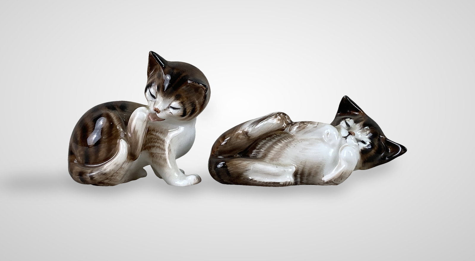 Royal Doulton Cat Figurines - 2