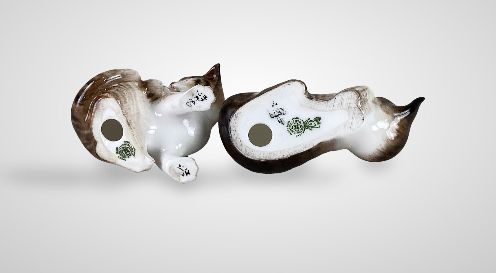 Royal Doulton Cat Figurines - 6