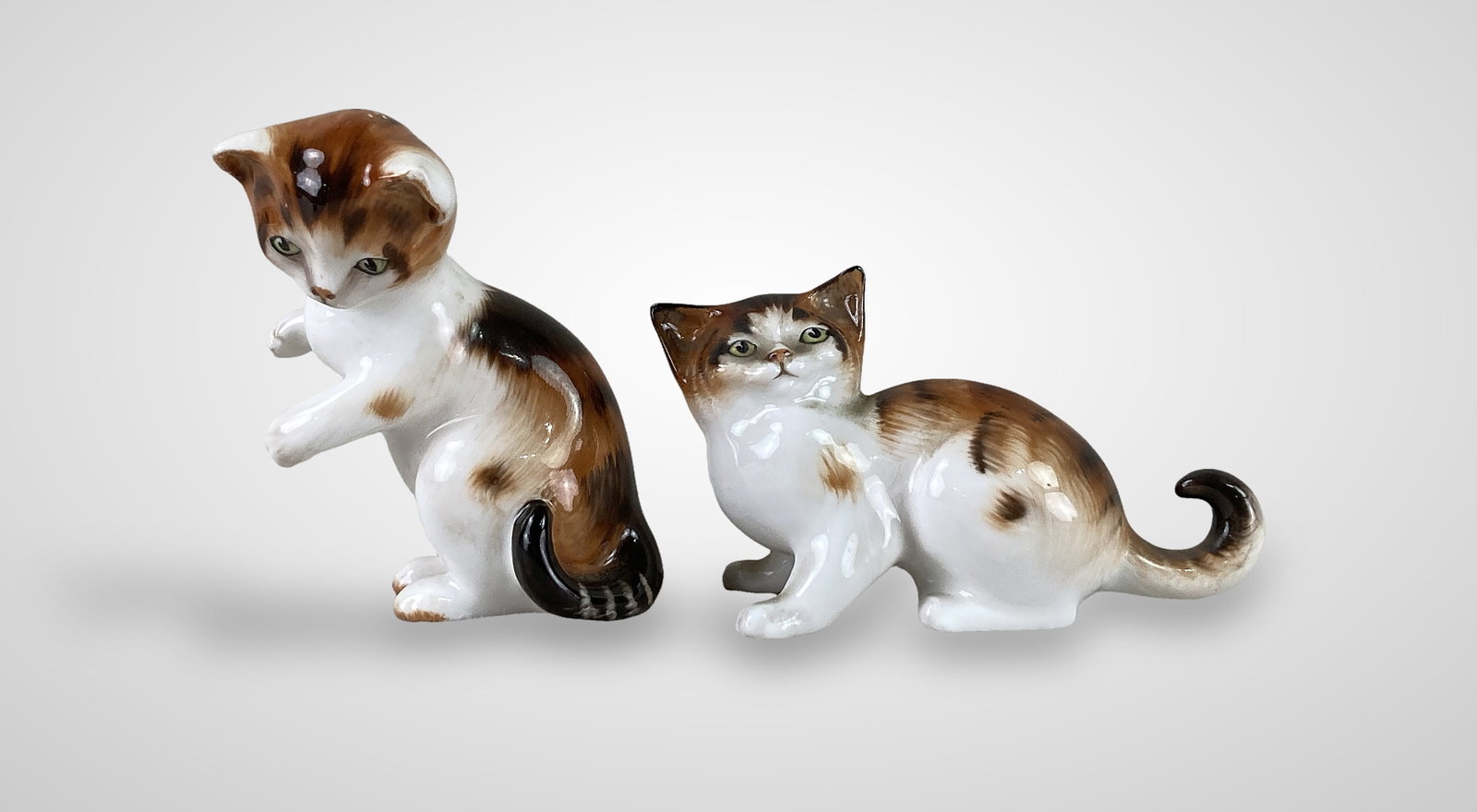 Royal Doulton Cat Figurines - 2