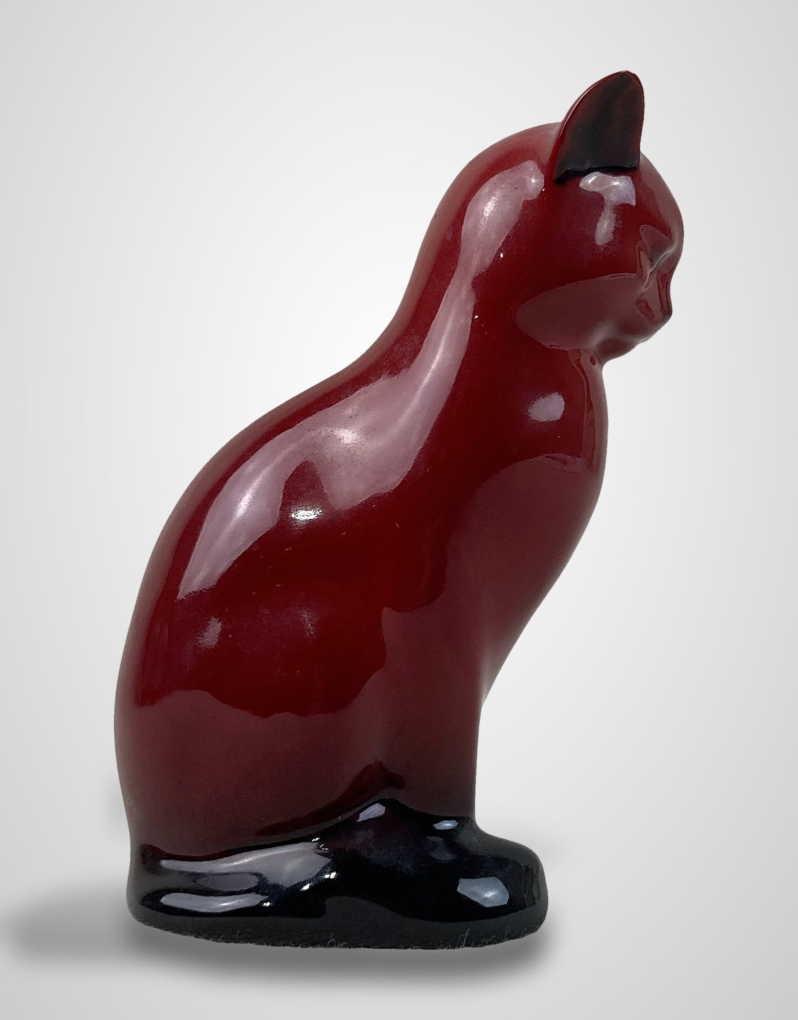 Royal Doulton Flambe Cat - 2