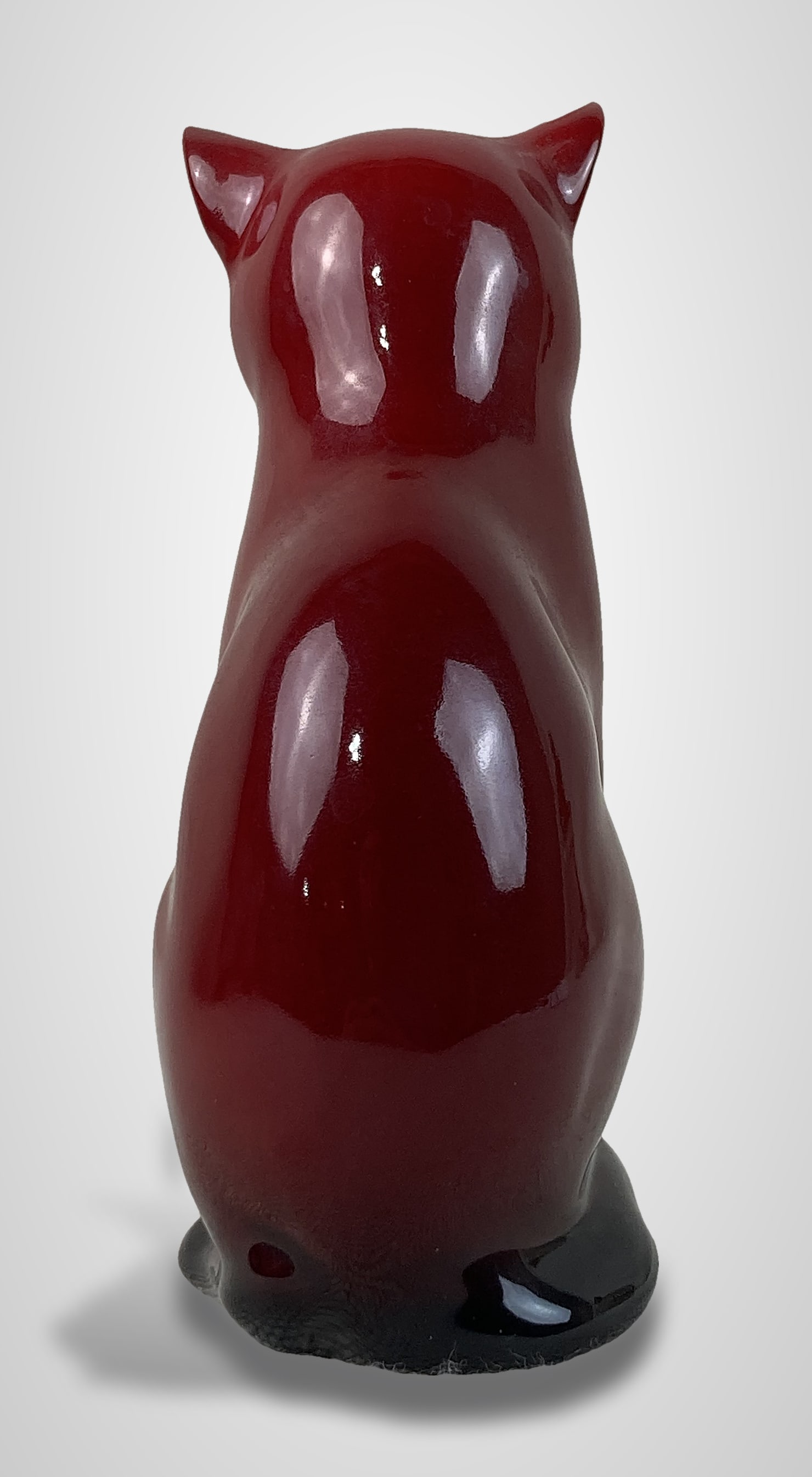 Royal Doulton Flambe Cat - 3