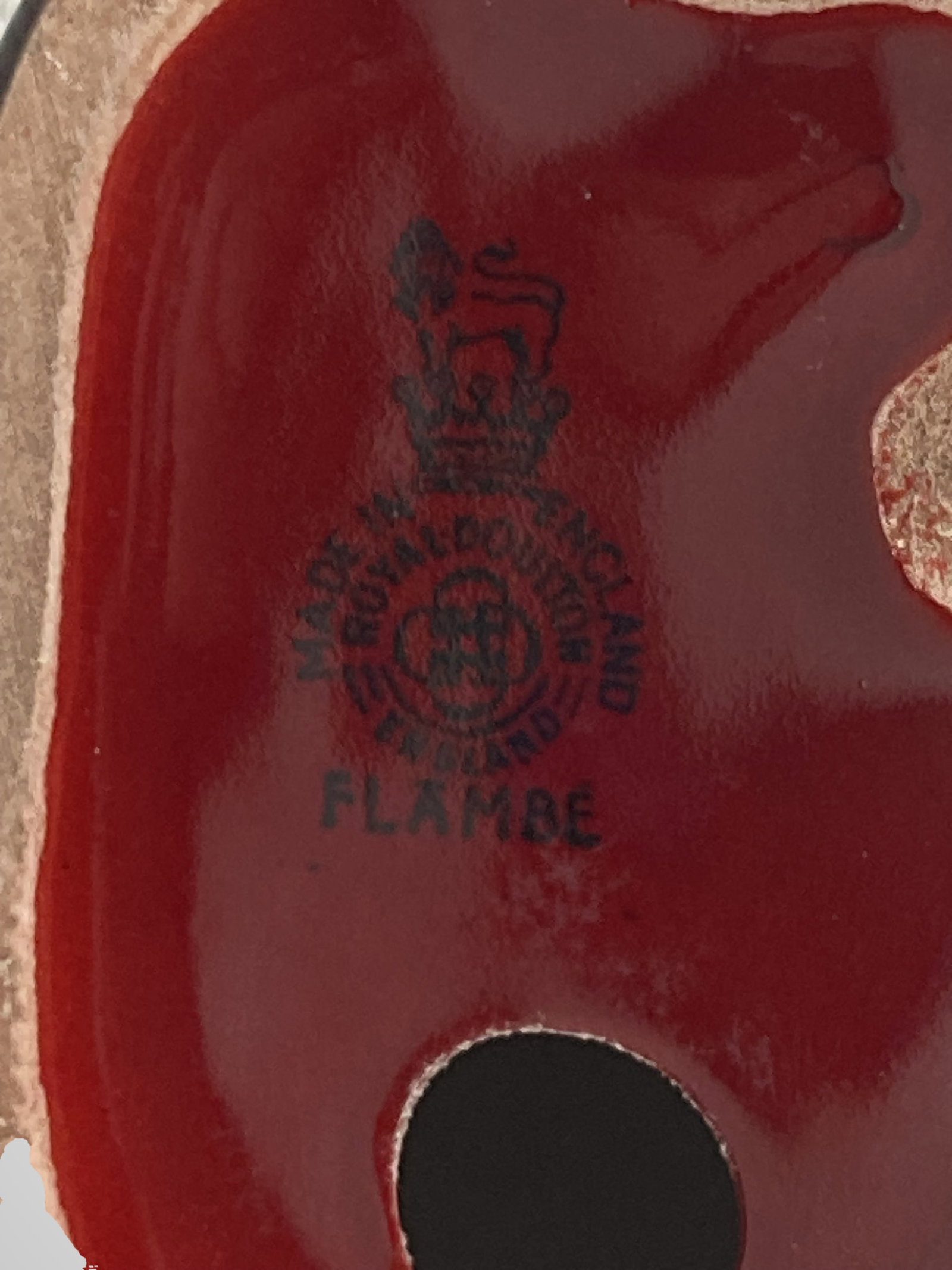 Royal Doulton Flambe Cat - 8