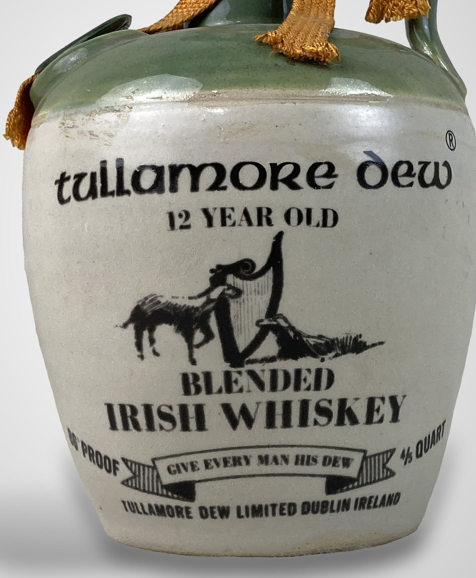 Tullamore Dew Ceramic Irish Whiskey Jug - 2