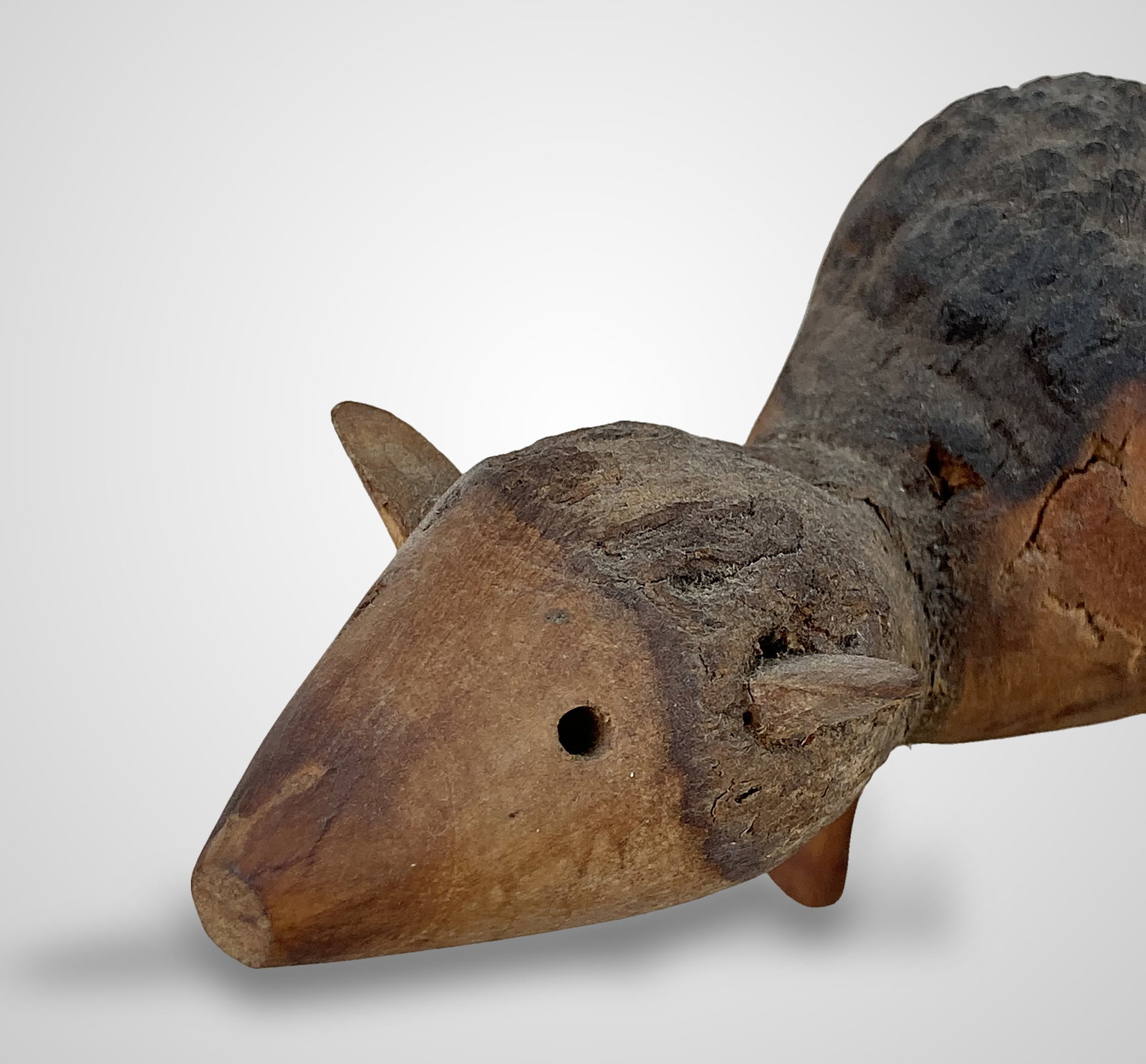 Folk Art Carved Squirrel - 7