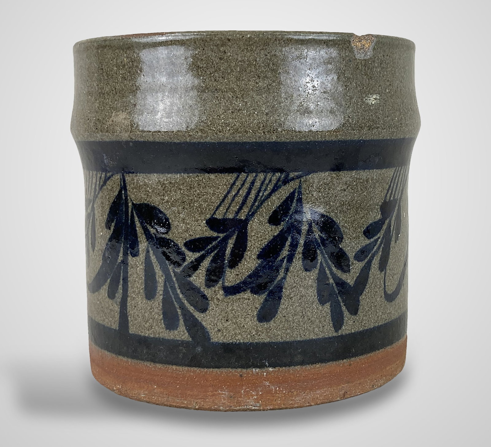 Art Pottery Stoneware Crock - 4