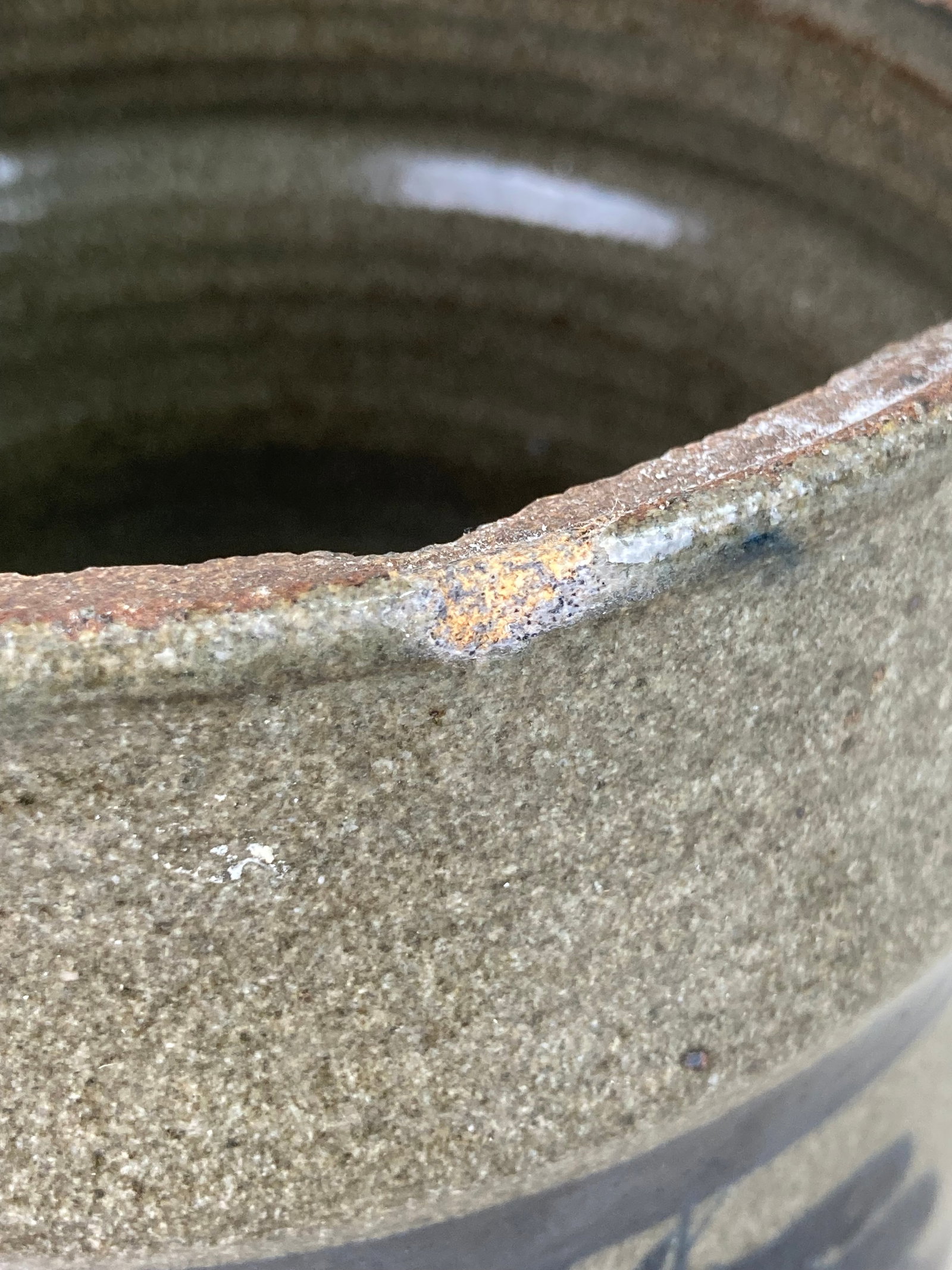 Art Pottery Stoneware Crock - 9