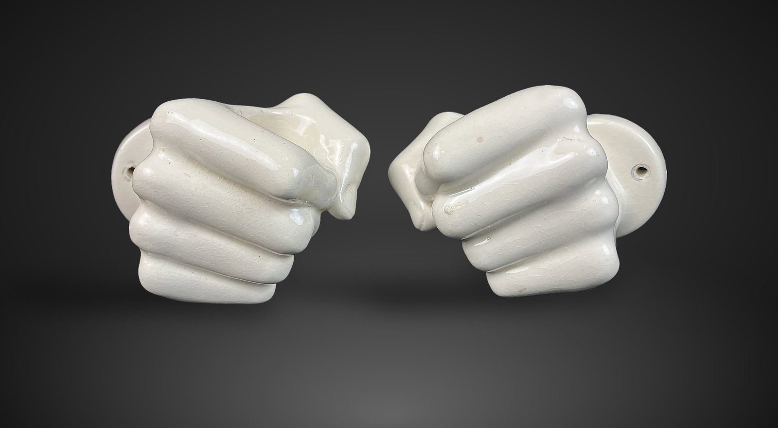 Pair of Nancy Funk Hand Sconces - 4