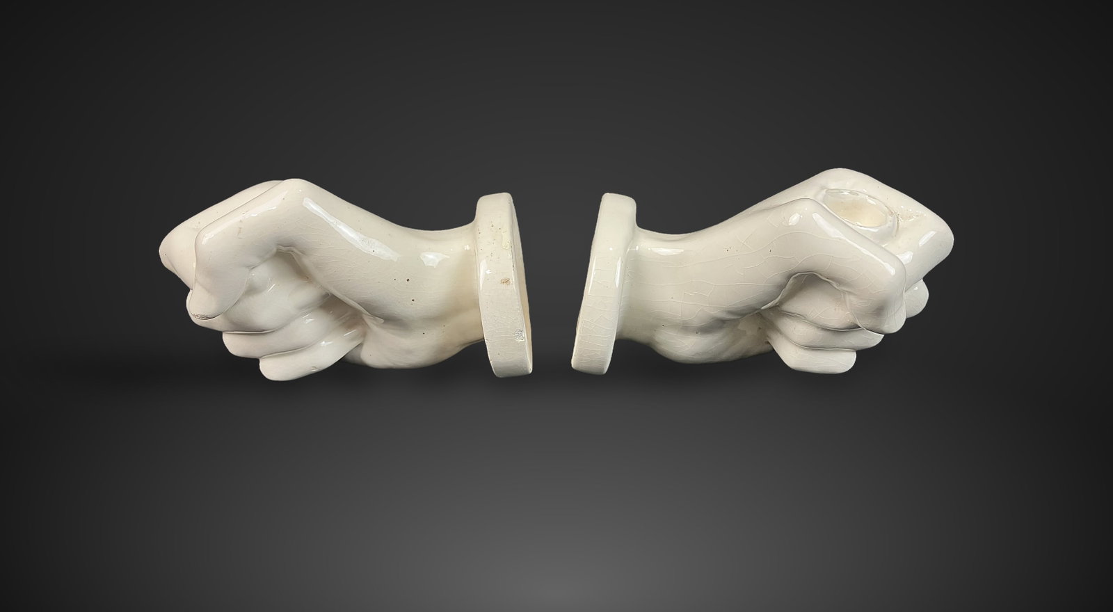 Pair of Nancy Funk Hand Sconces - 5