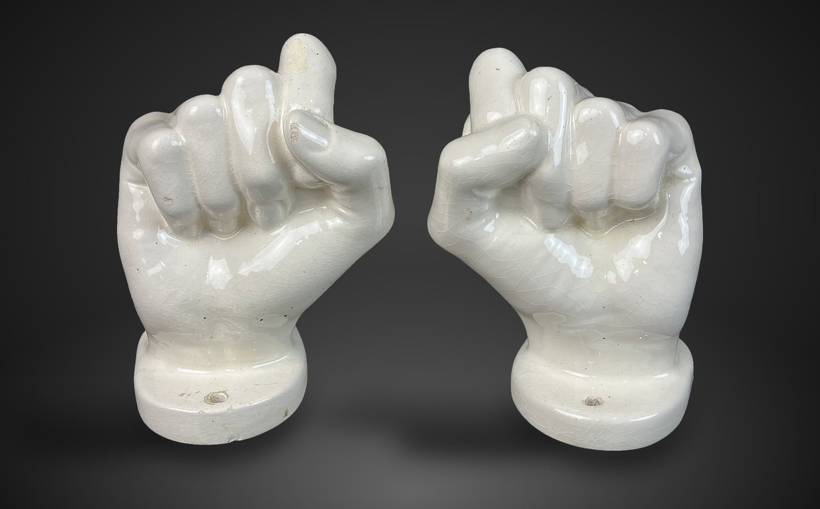 Pair of Nancy Funk Hand Sconces - 8