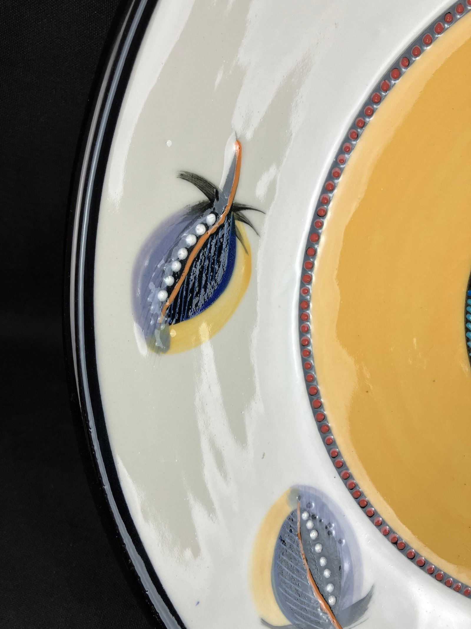 Massive Mfuneko Dingiswayo Decorated Plate - 3