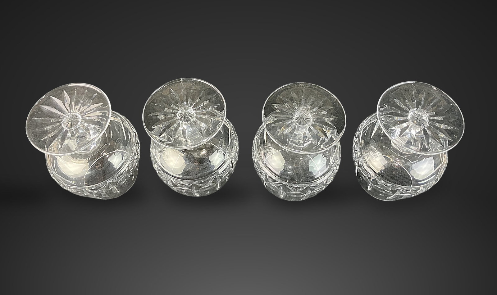 Four Waterford Brandy Snifters - 5
