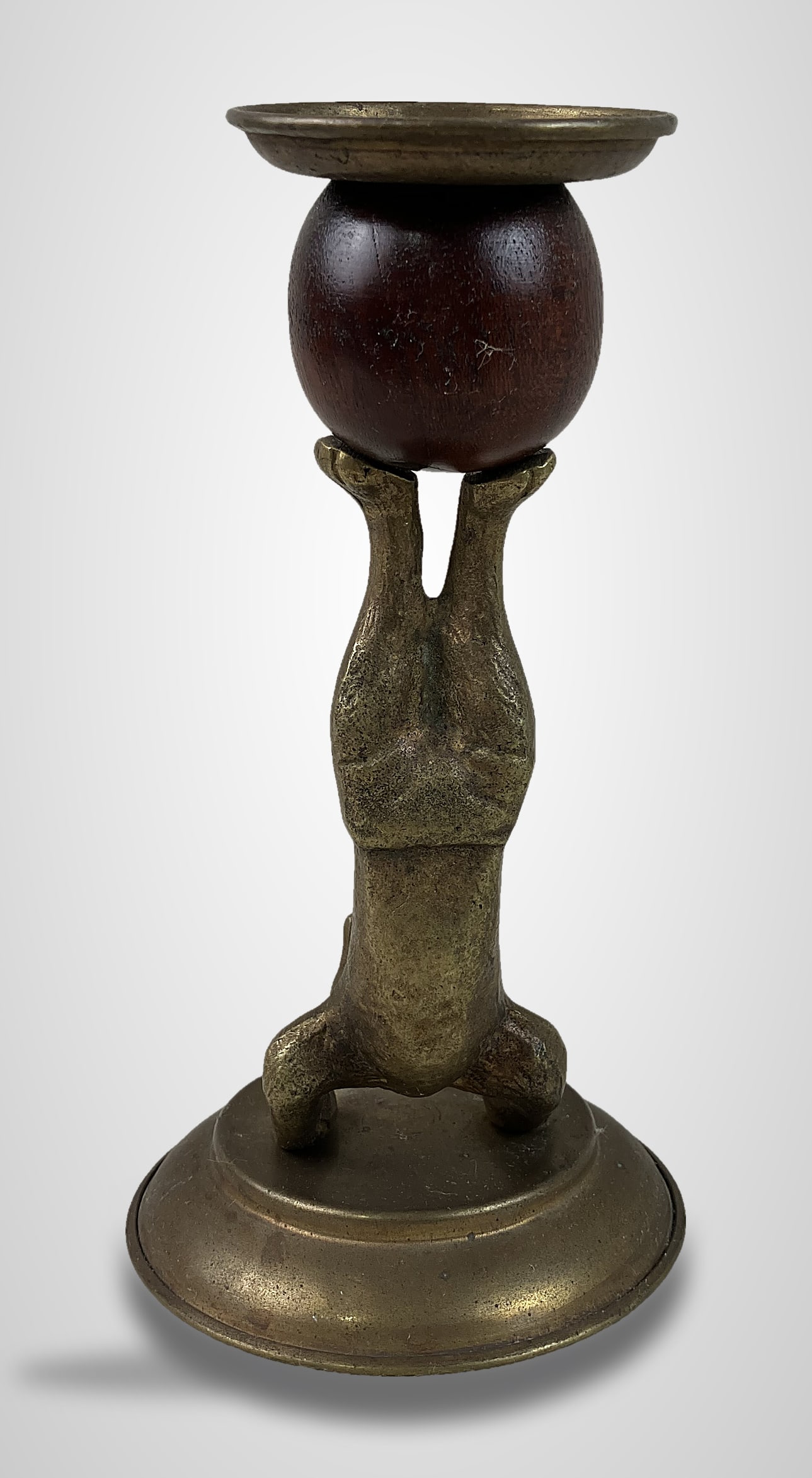 Arthur Court Brass Cat Candlestick - 5