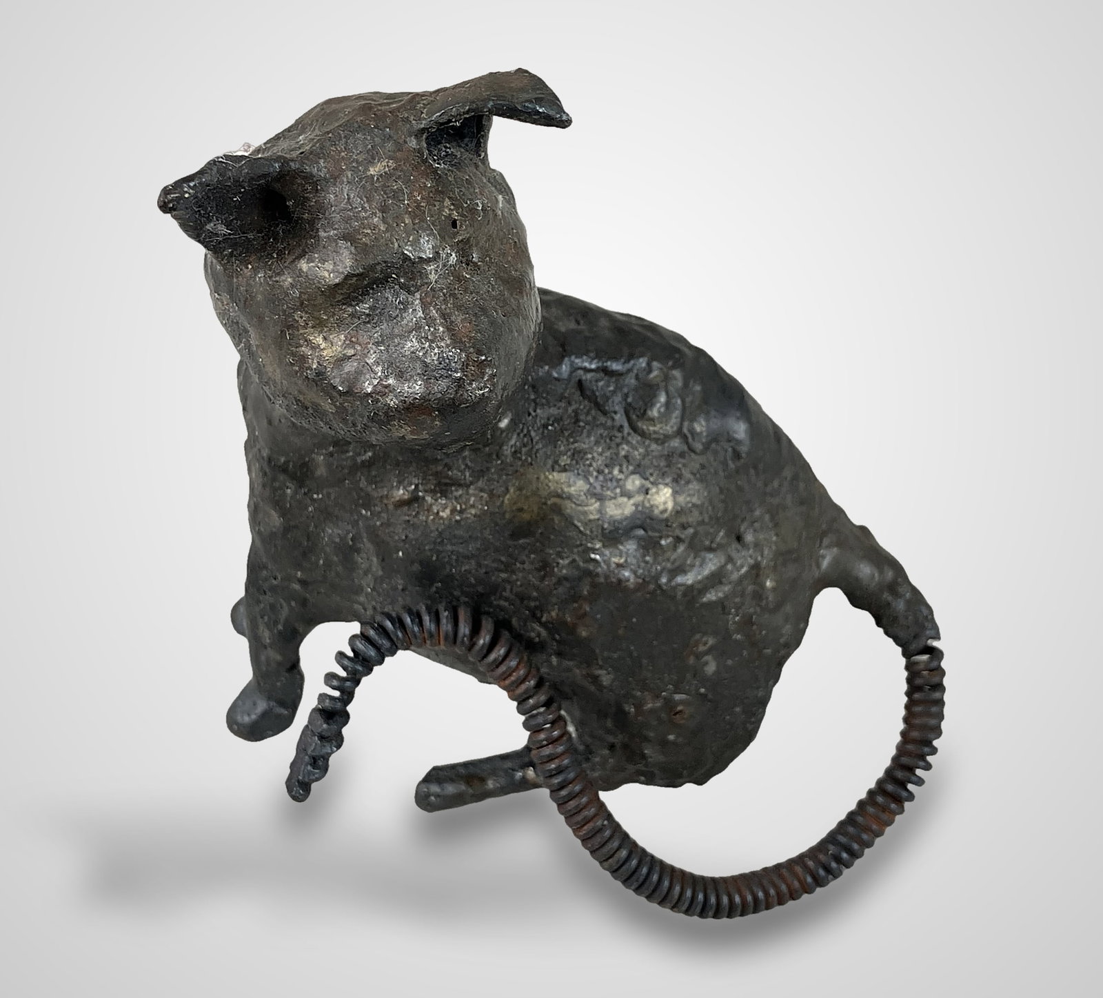 Cast Bronze Cat - 2