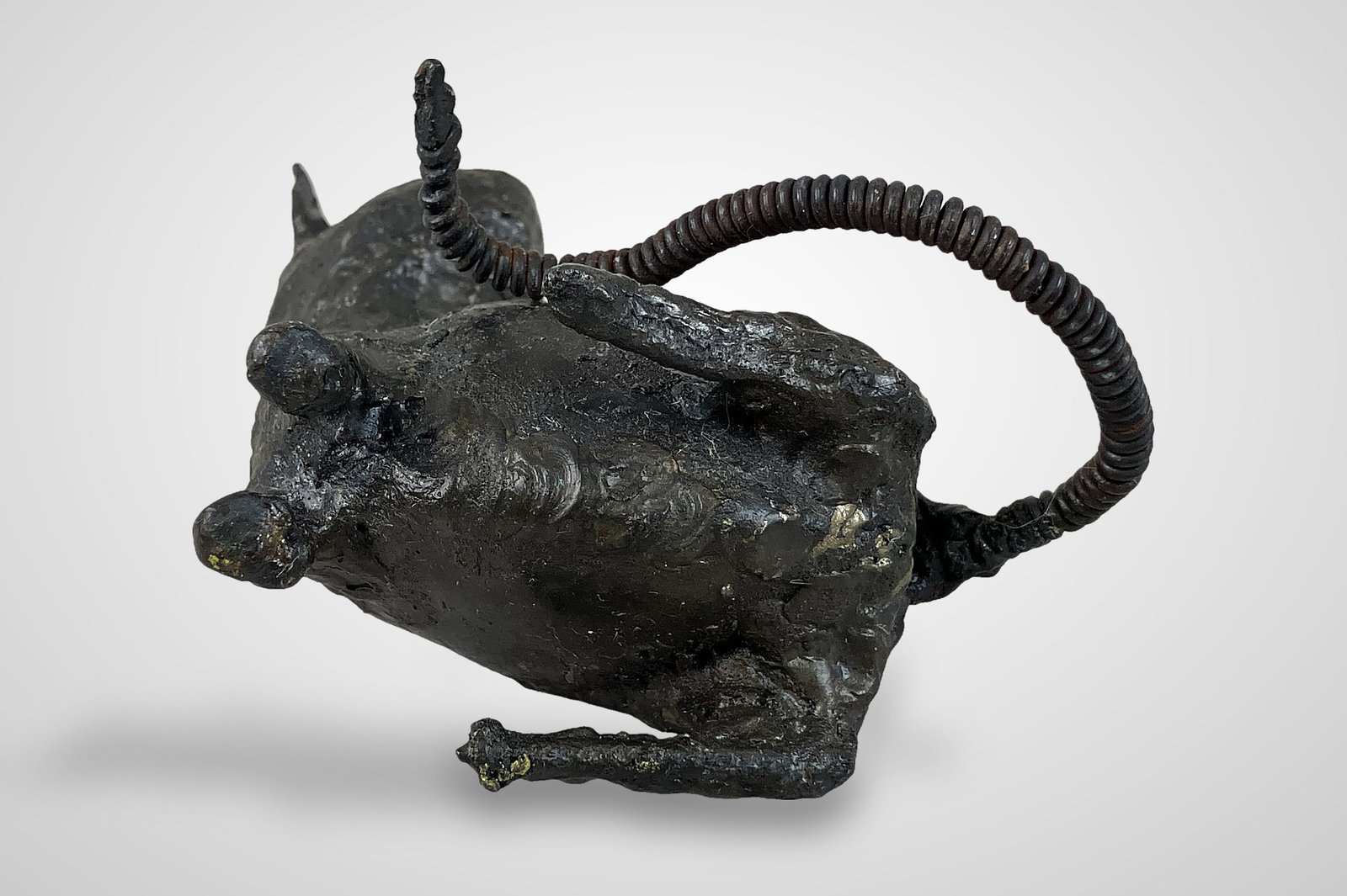 Cast Bronze Cat - 7