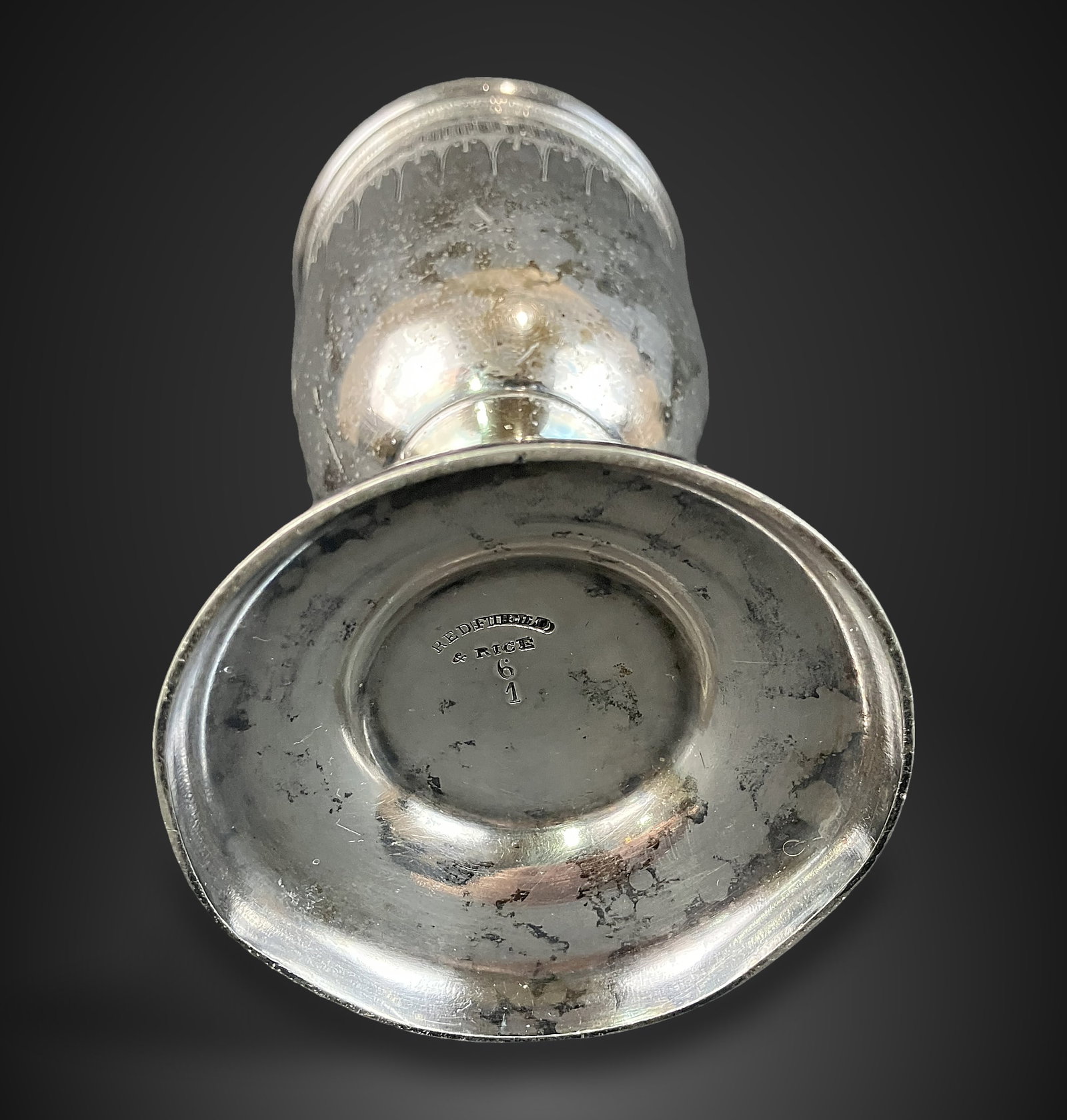 19th Century Silver Plate Chalice - 6