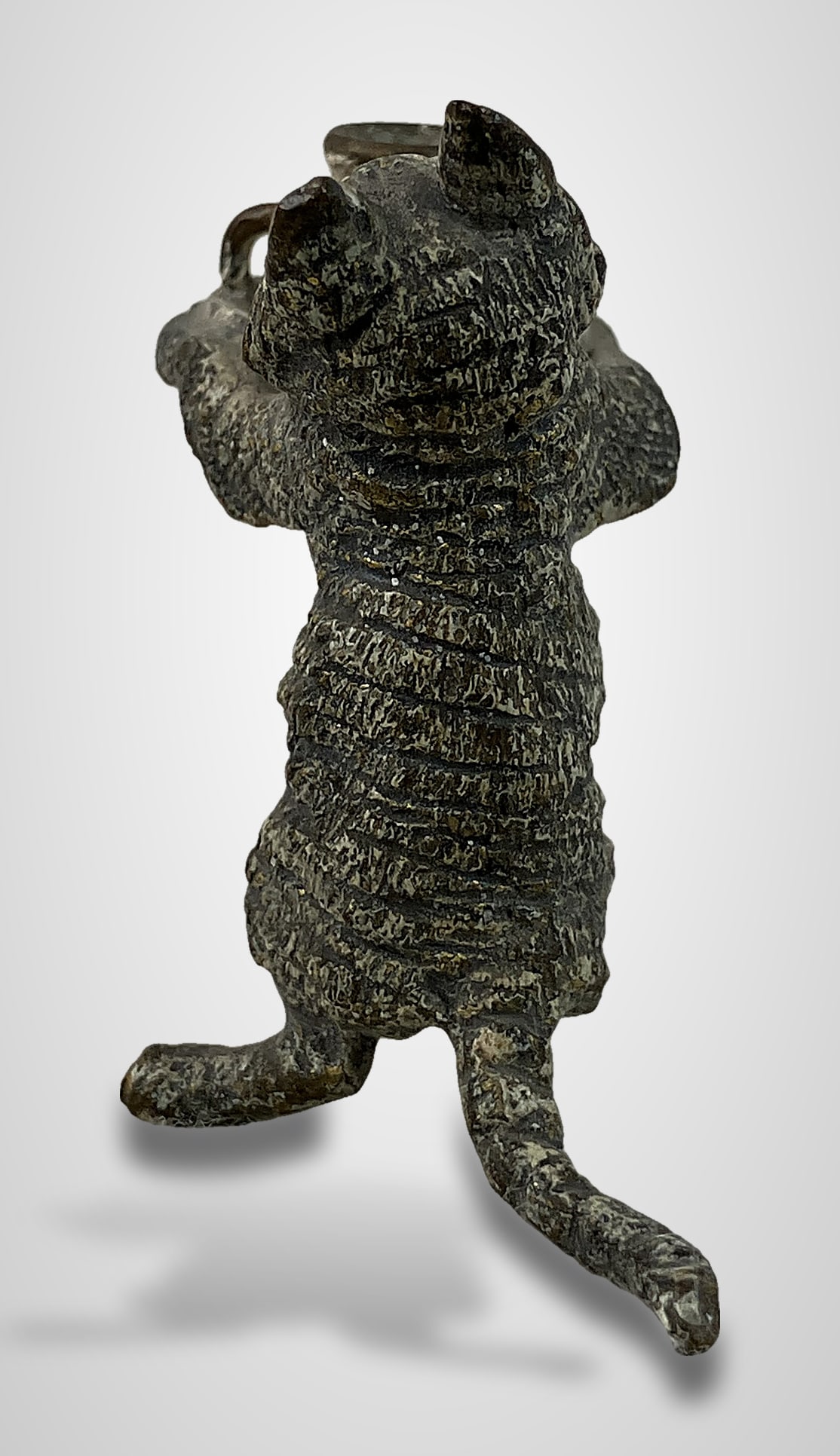 Cold Painted Bronze Cat Miniature - 5