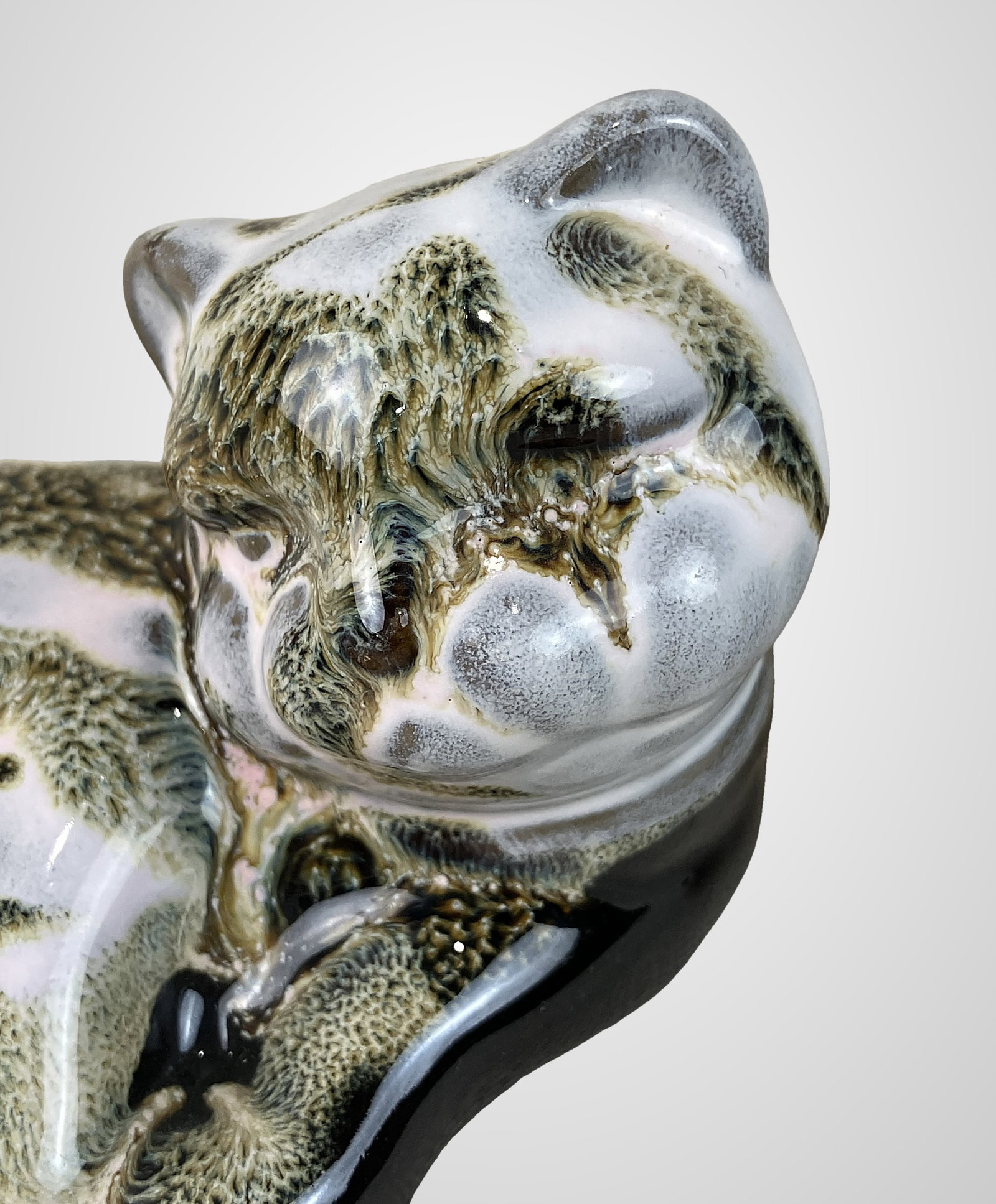 Ceramic Cat Figurines - 3