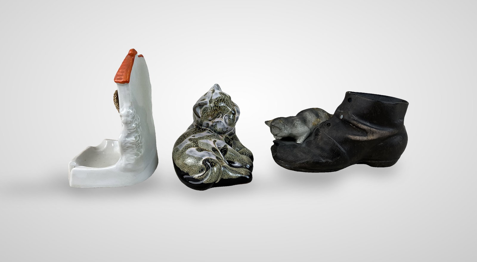 Ceramic Cat Figurines - 5