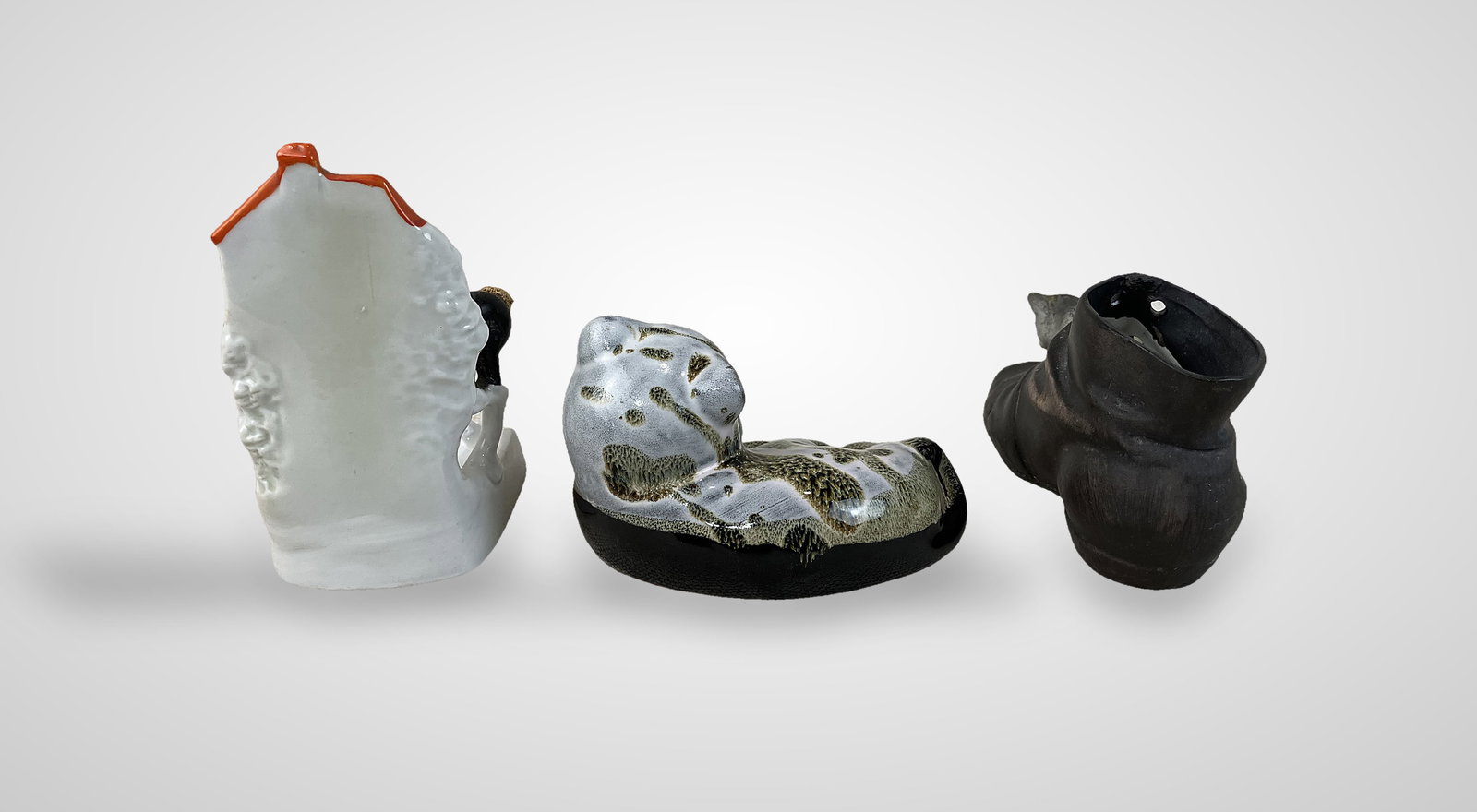 Ceramic Cat Figurines - 7