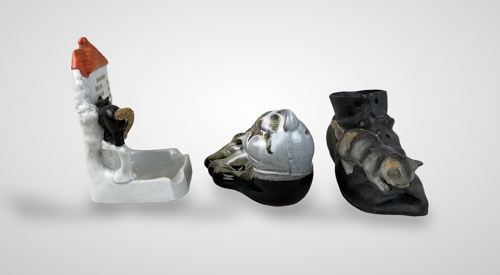 Ceramic Cat Figurines - 8