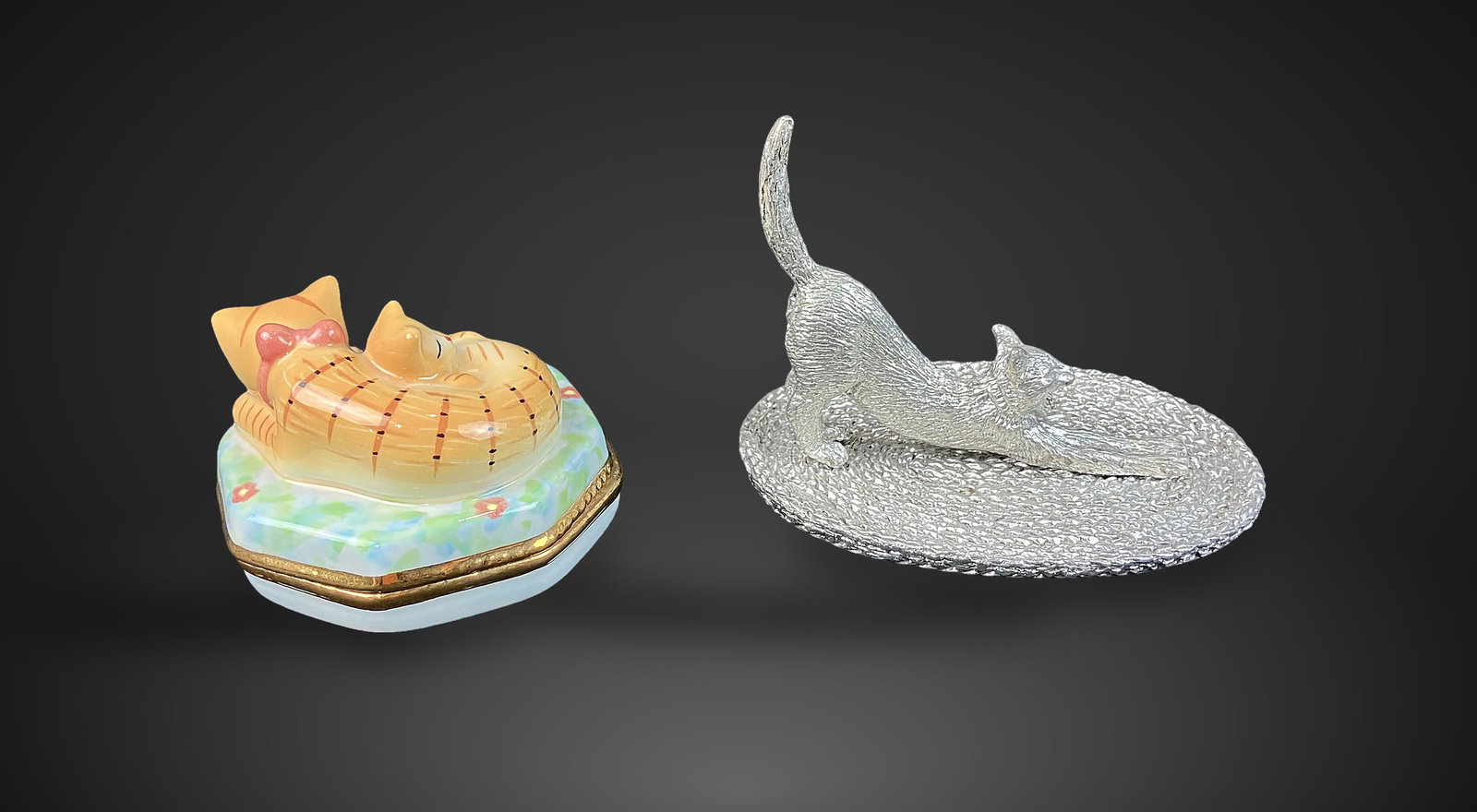 Cat Trinket Box and Ring Holder - 4