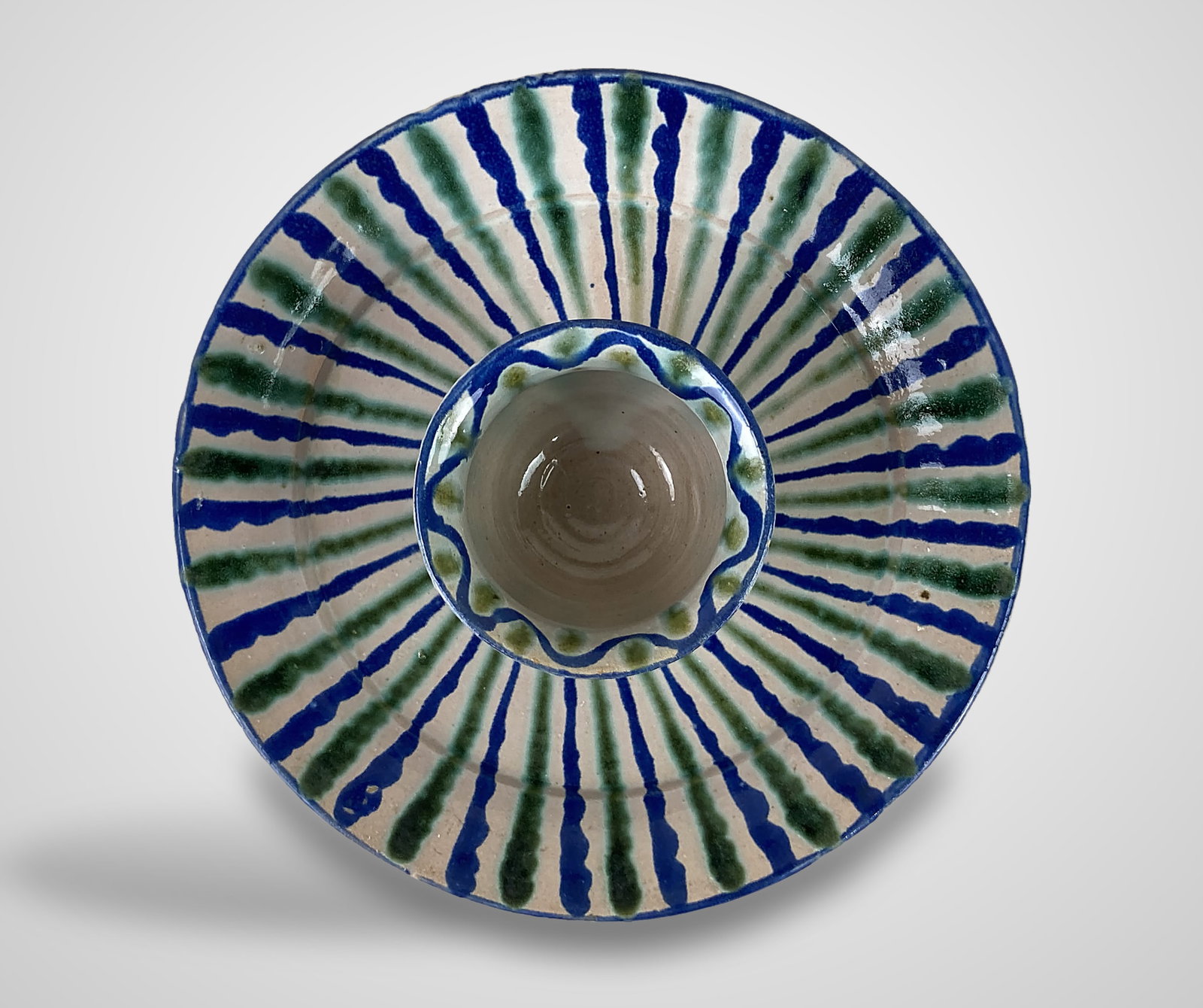 Spanish Pottery Olive Plate - 2
